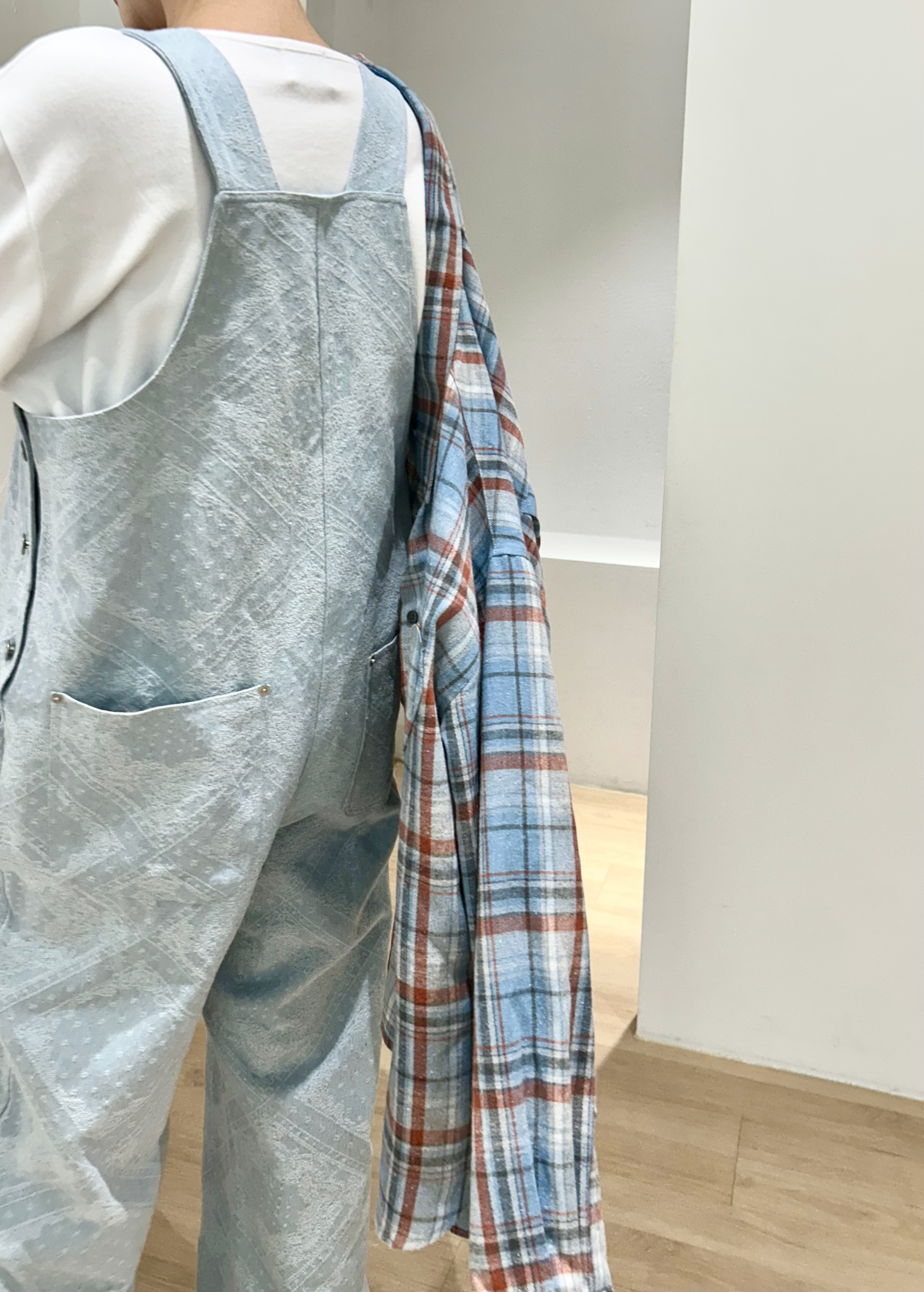 デニムワイドペイズリーサロペット | 詳細画像12