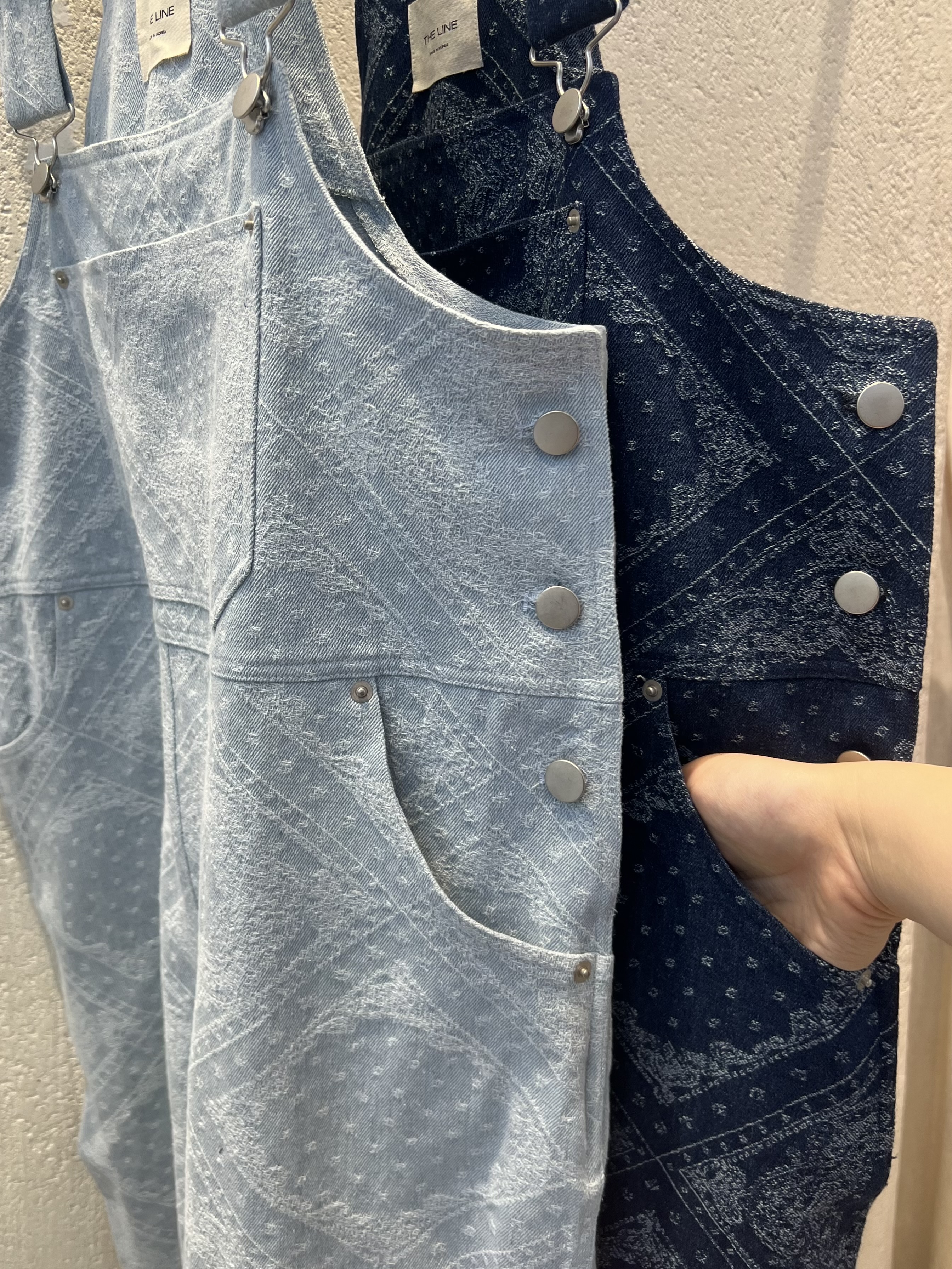 デニムワイドペイズリーサロペット | 詳細画像22