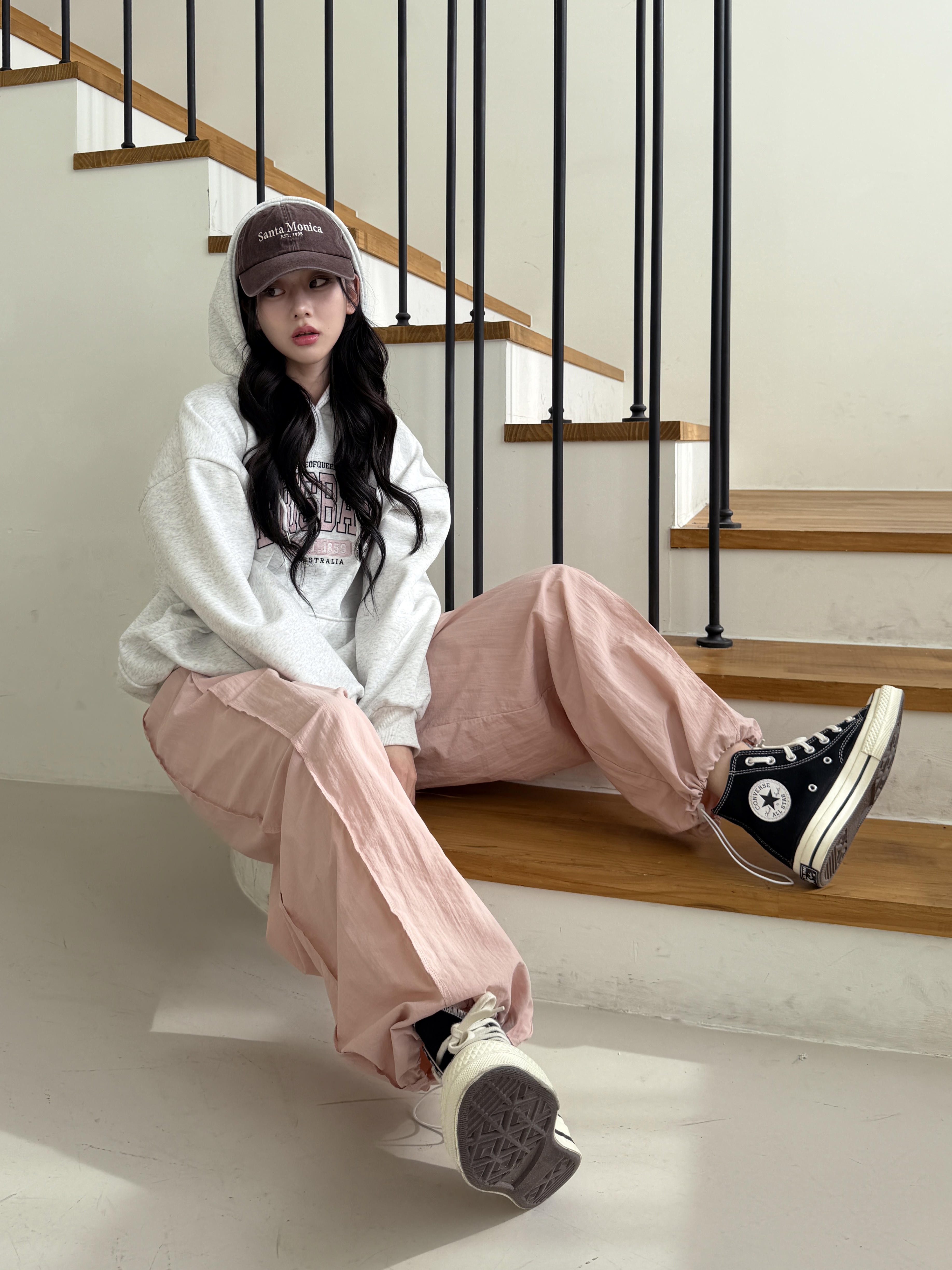 ポケットウエストゴムワイドパンツトレーニング | 詳細画像9