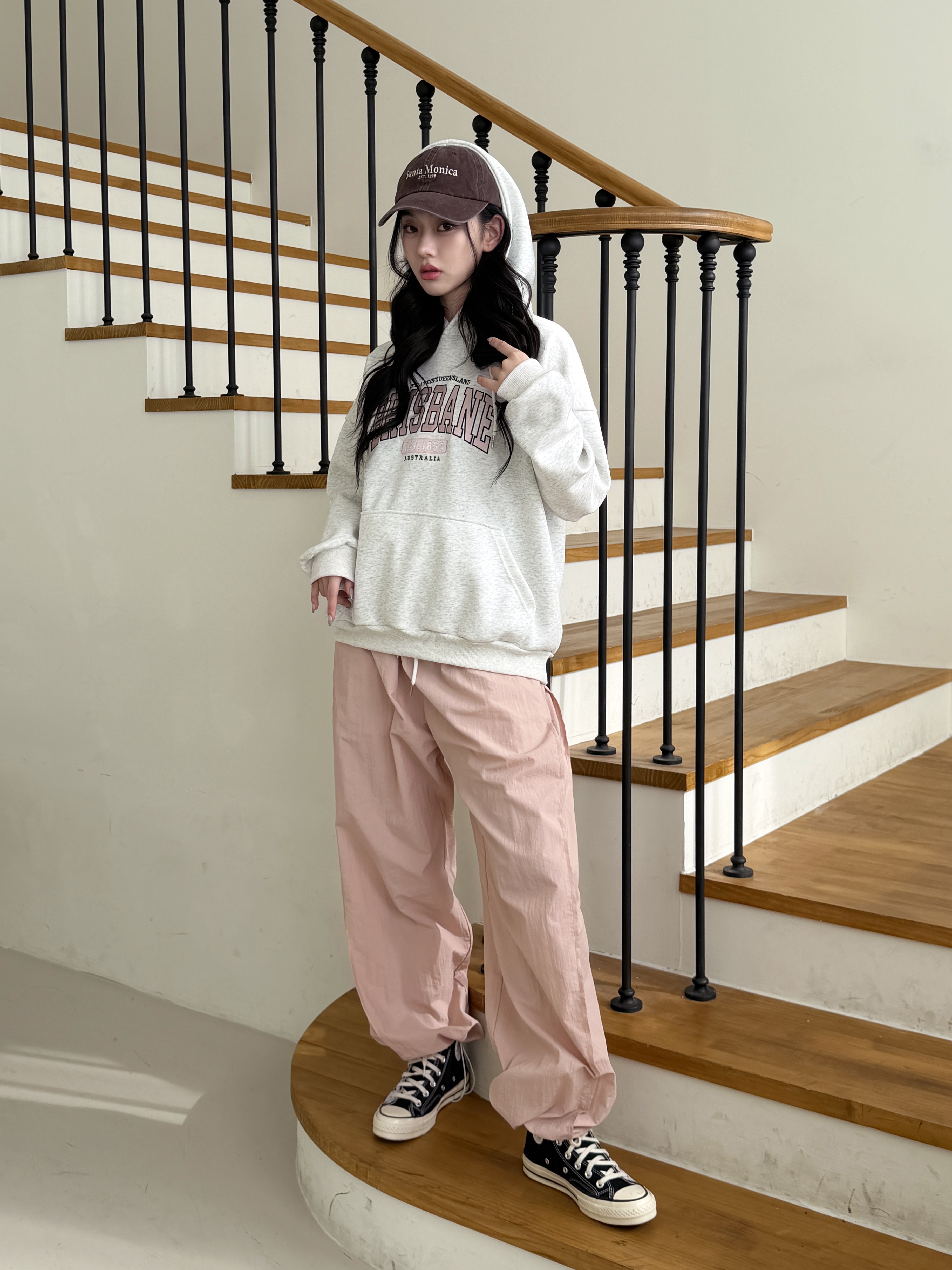 ポケットウエストゴムワイドパンツトレーニング | 詳細画像10