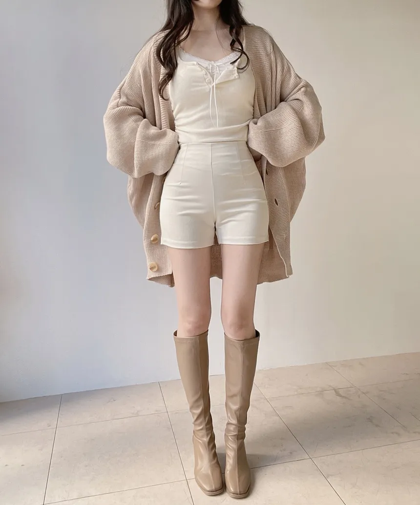 レースレイヤード風ボタン長袖リボンTシャツ | mirangmirang | 詳細画像16