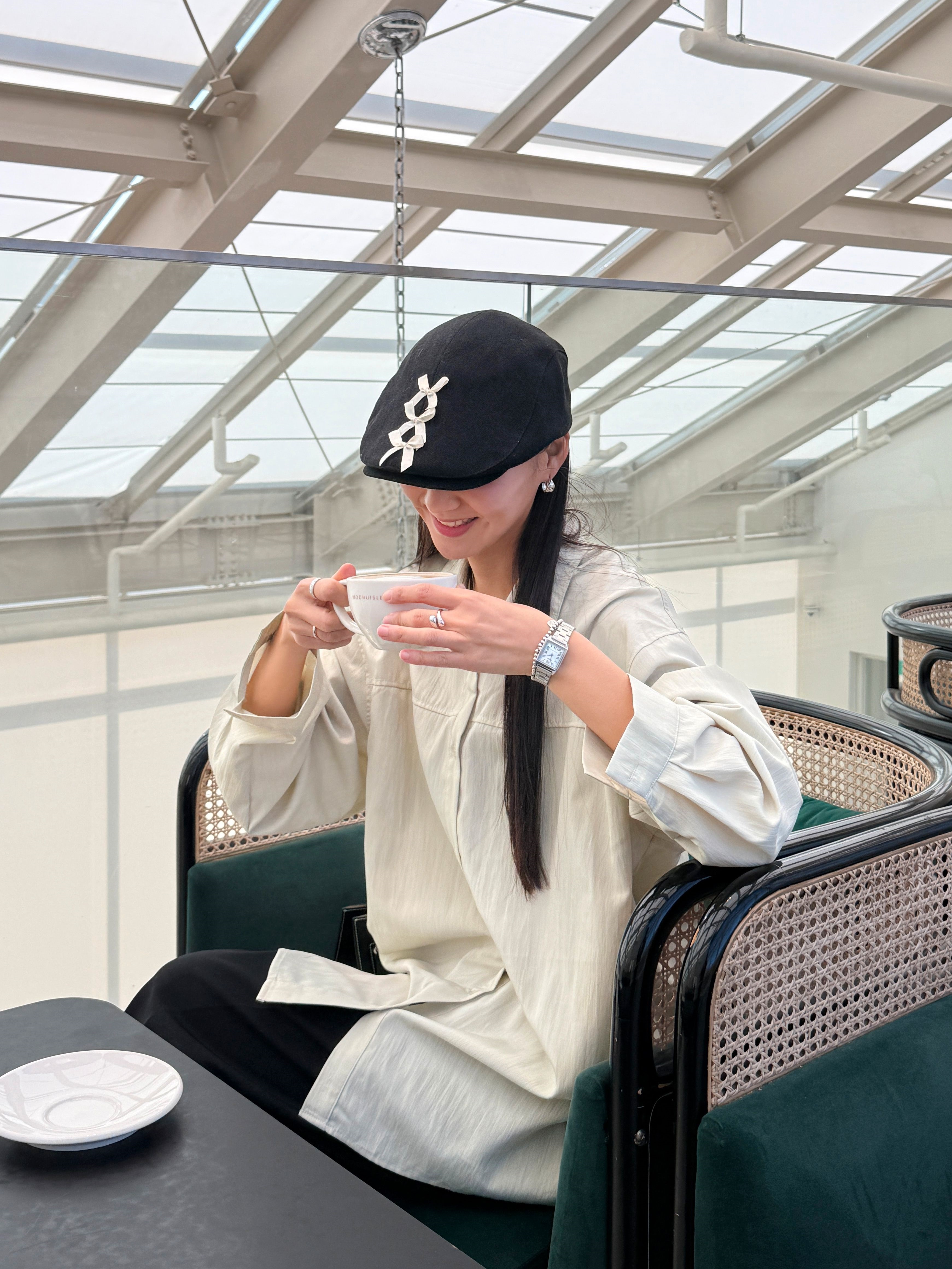 ボタンカラーボクシールーズ長袖シャツ | 詳細画像2