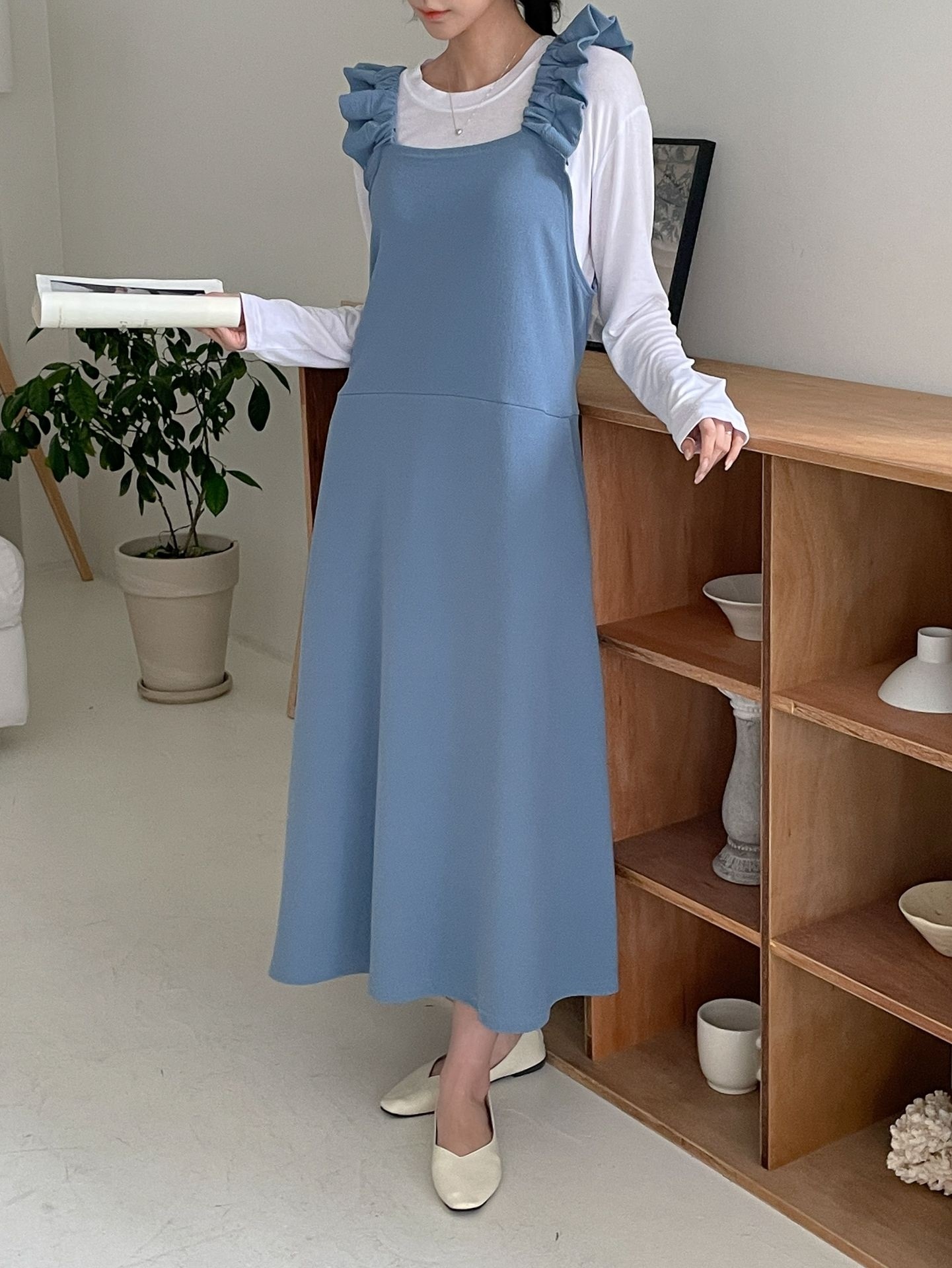 ラッフルロングノースリワンピース | 詳細画像10