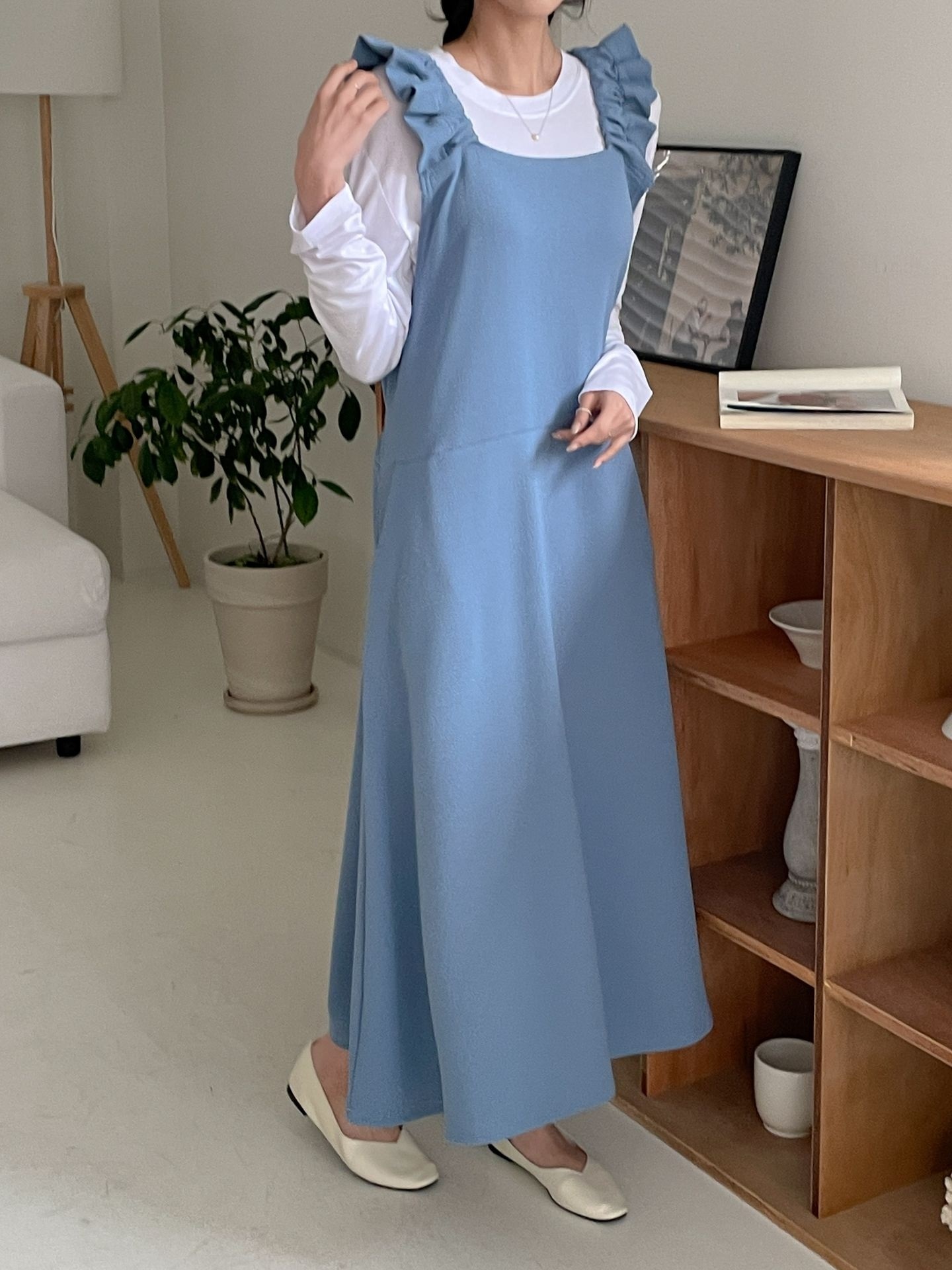 ラッフルロングノースリワンピース | 詳細画像11