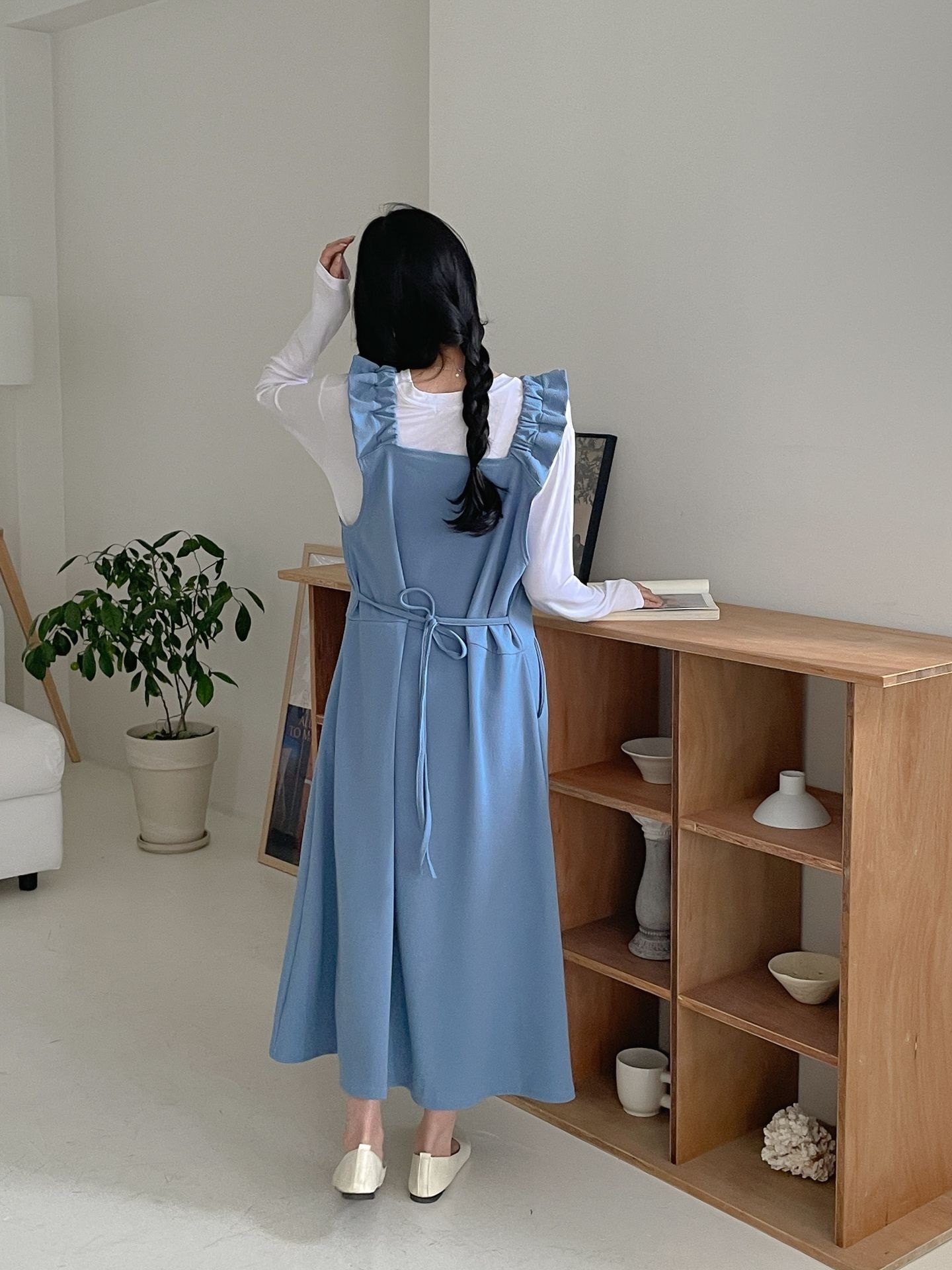 ラッフルロングノースリワンピース | 詳細画像12