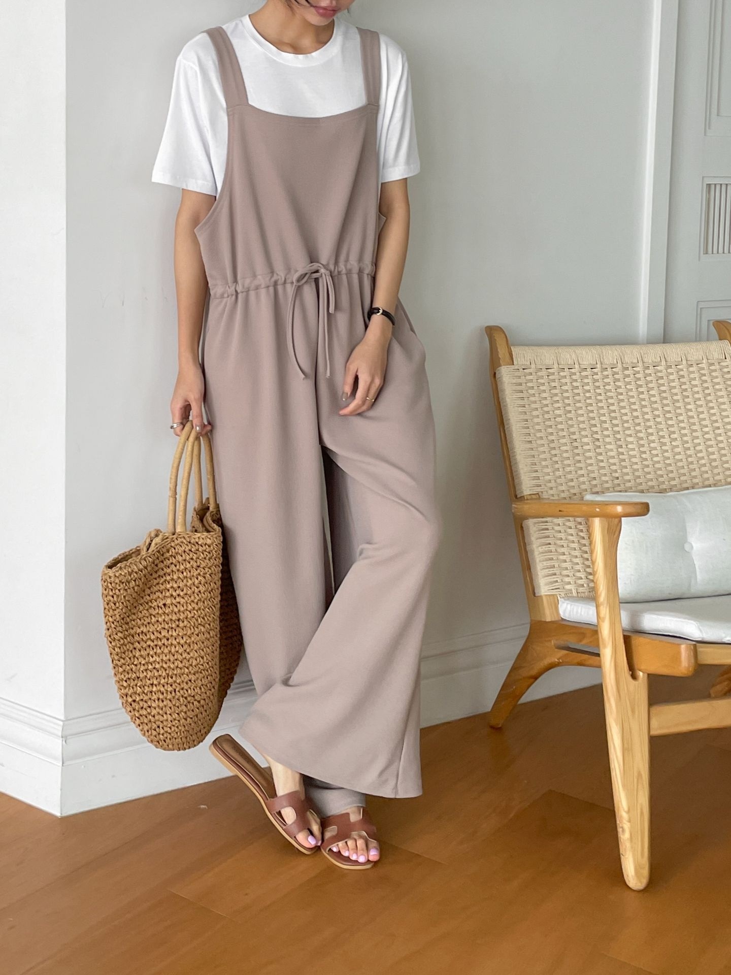 ドローストリングワイドボディースーツ | 詳細画像4