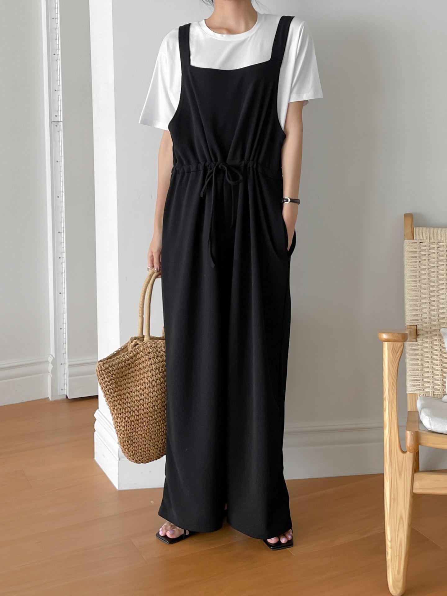 ドローストリングワイドボディースーツ | 詳細画像11