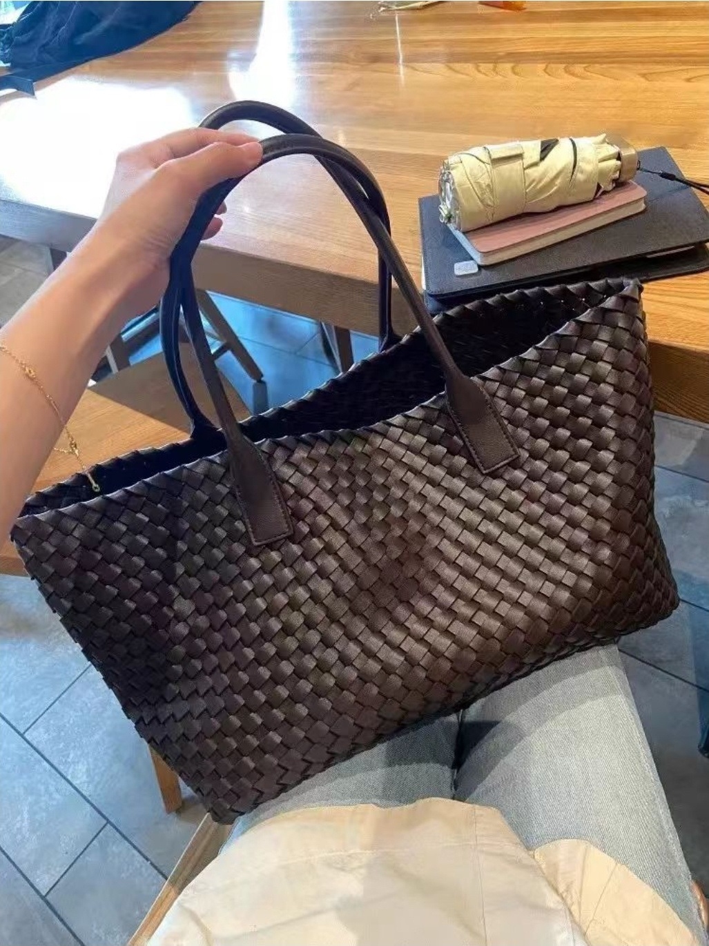 レザー調トートバッグ | 詳細画像5