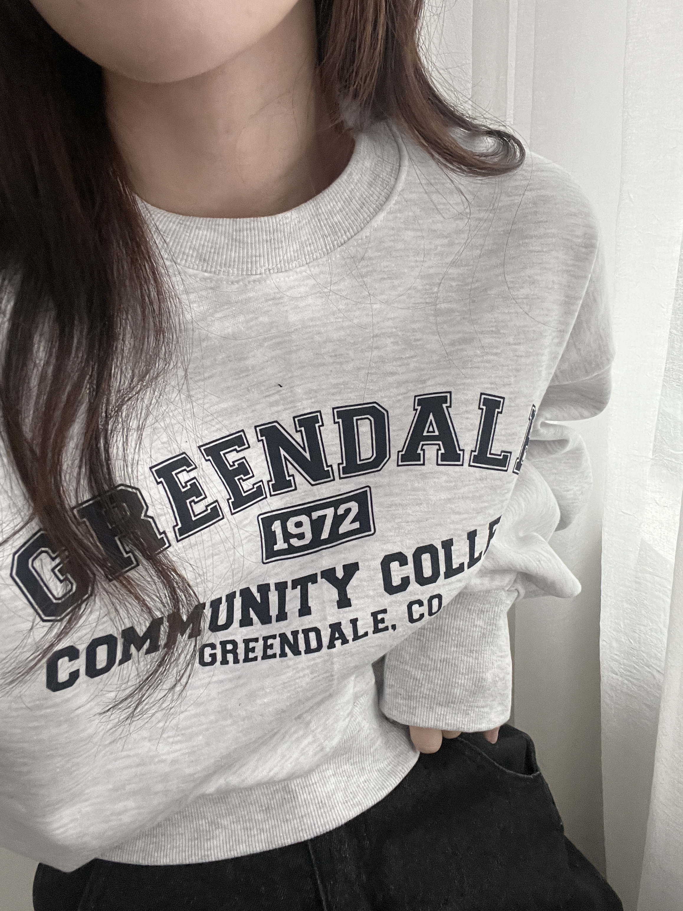 ラウンドネックベーシック長袖ロゴスウェット | 詳細画像7