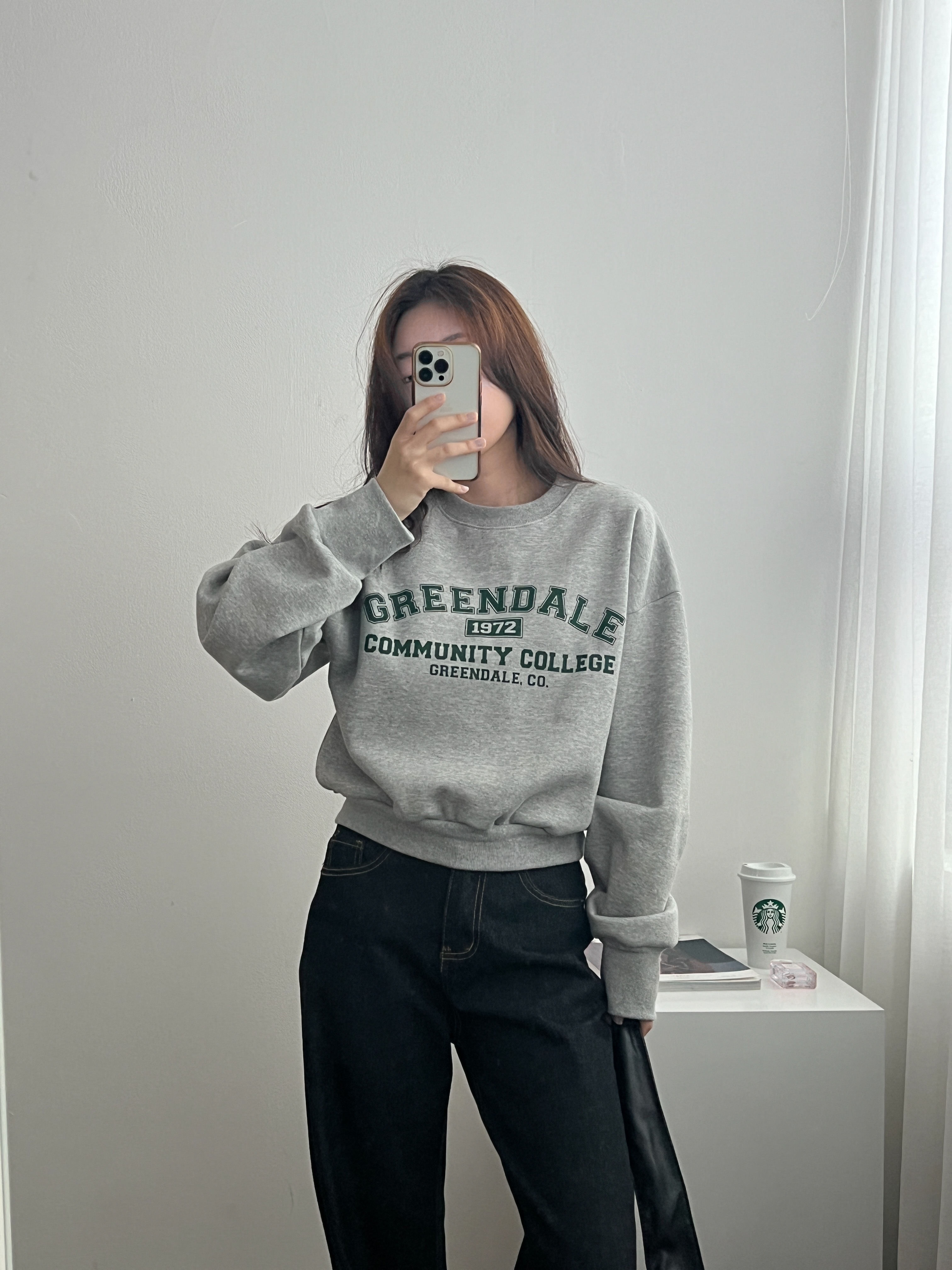 ラウンドネックベーシック長袖ロゴスウェット | 詳細画像10