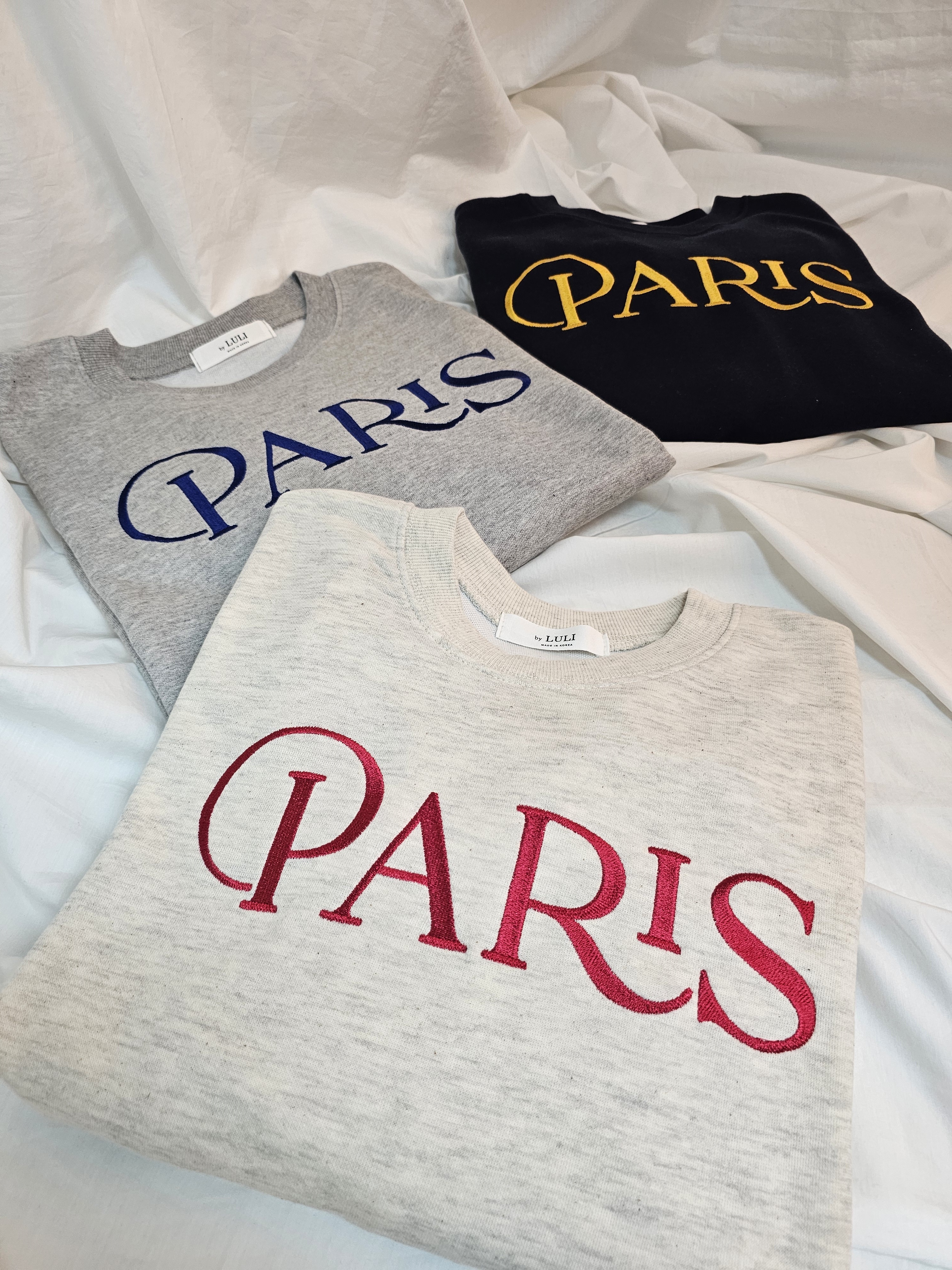 ラウンドネックルーズ長袖刺繍ロゴスウェット | 詳細画像15