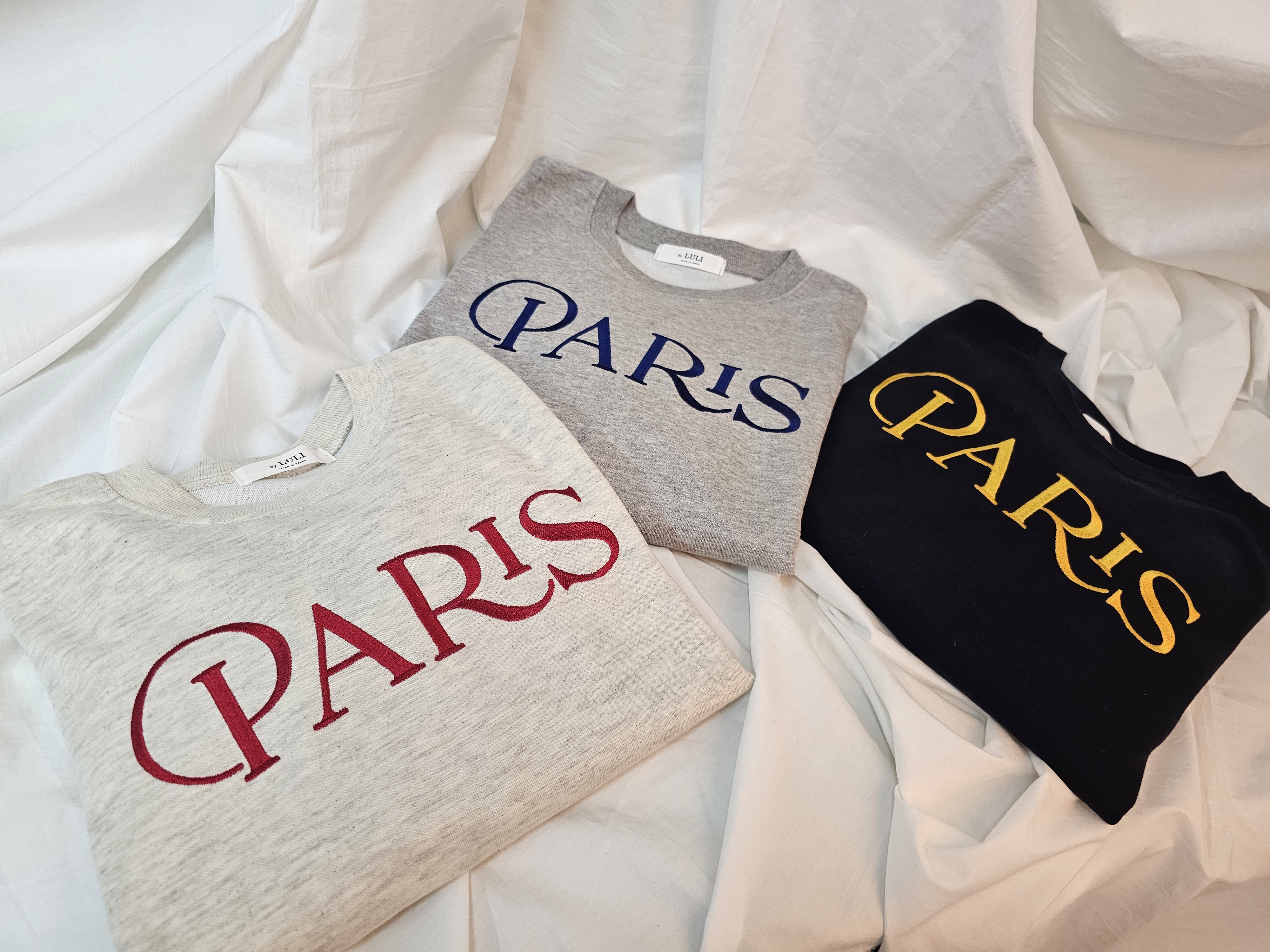 ラウンドネックルーズ長袖刺繍ロゴスウェット | 詳細画像16