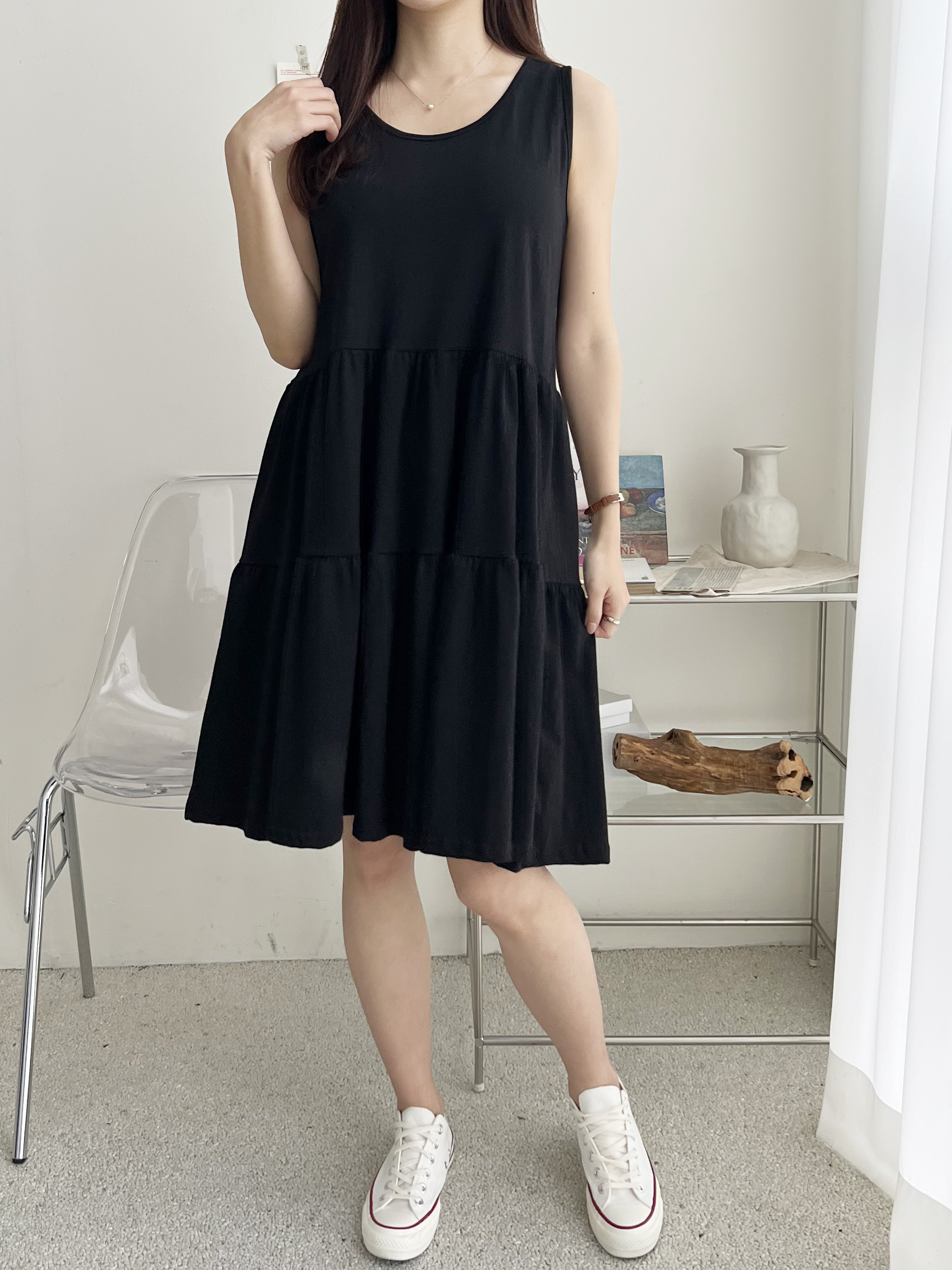 コットンティアードミディビスチェワンピース | 詳細画像2