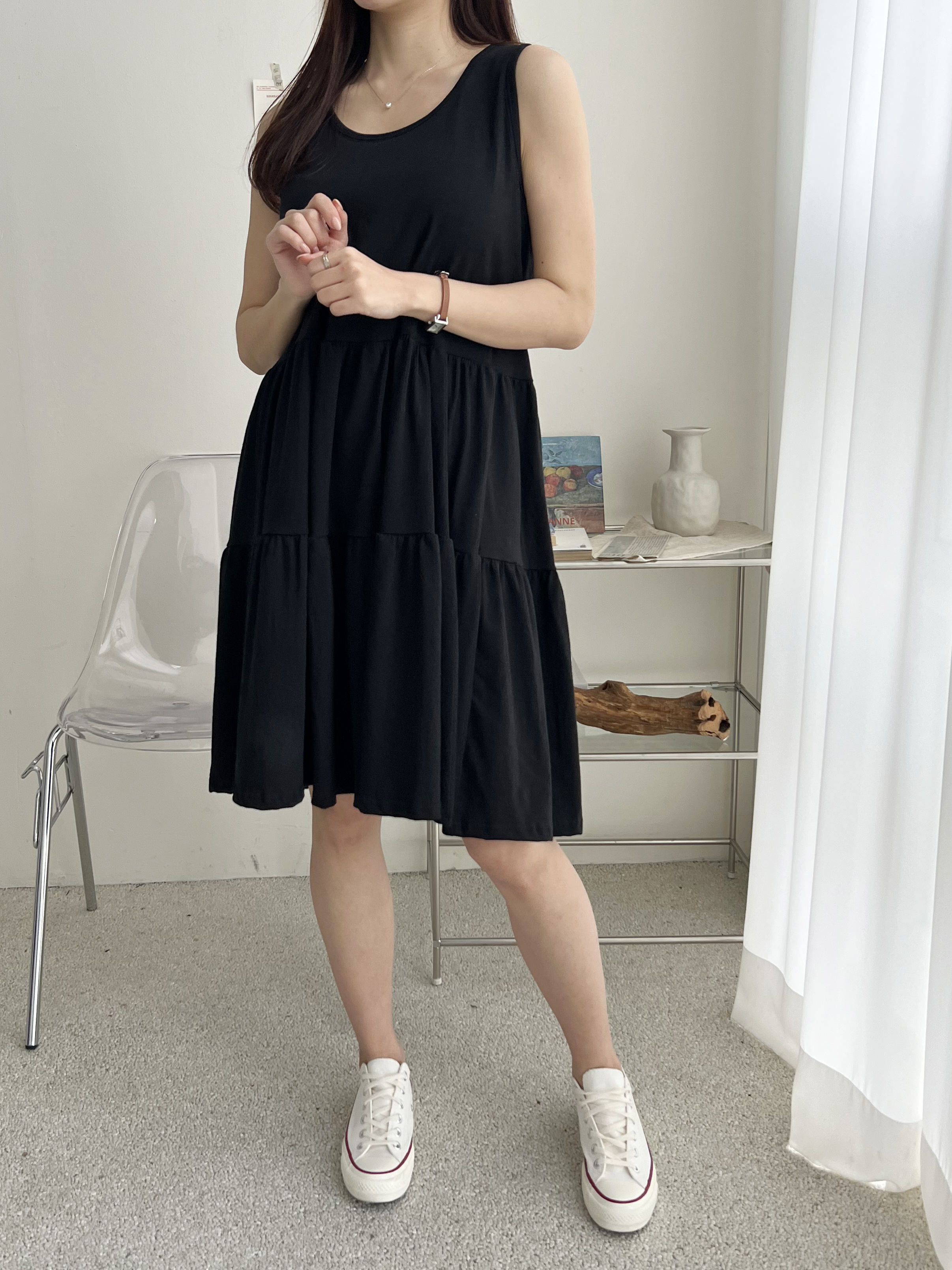 コットンティアードミディビスチェワンピース | 詳細画像3