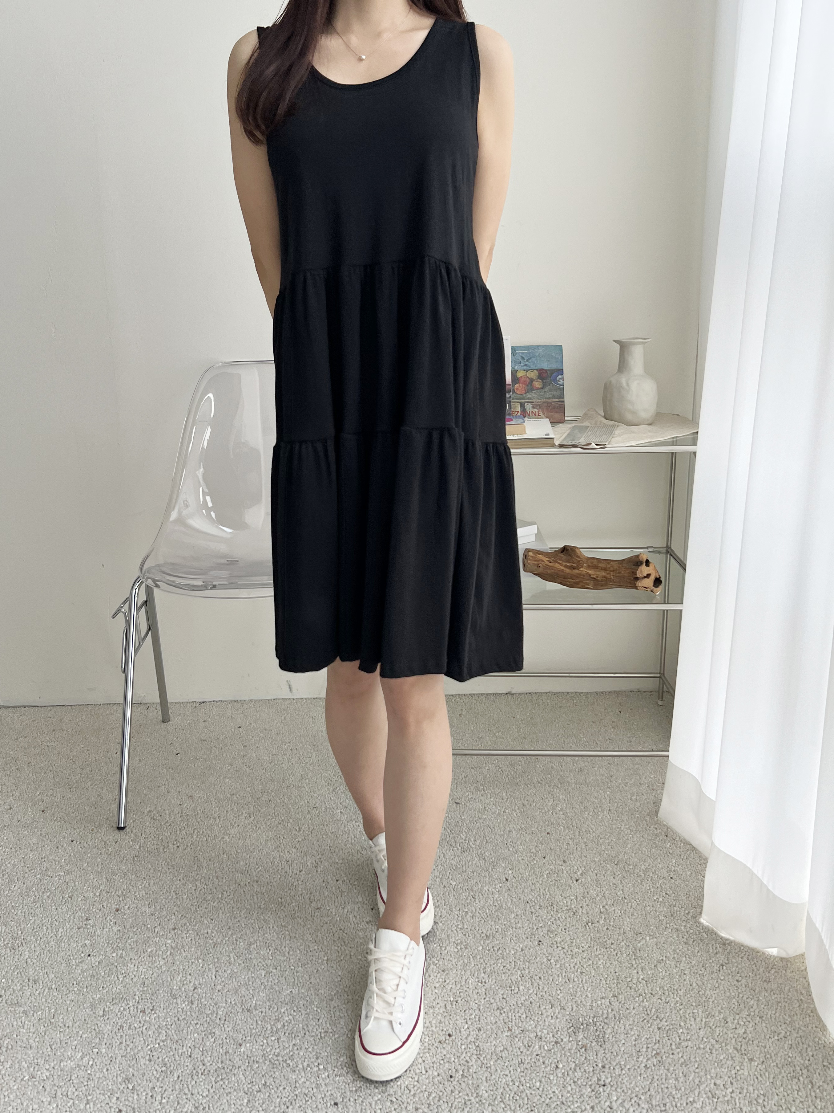 コットンティアードミディビスチェワンピース | 詳細画像4