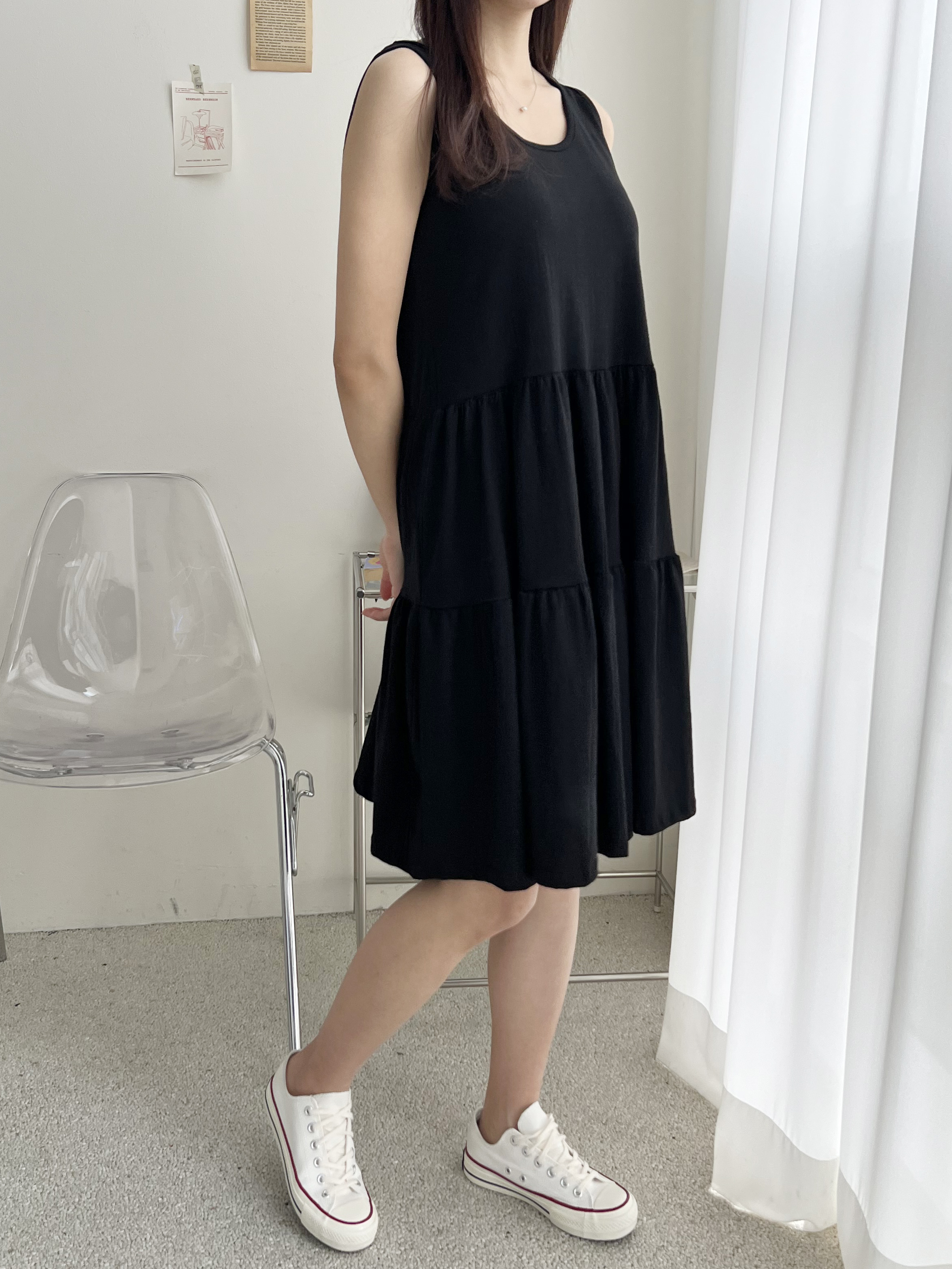 コットンティアードミディビスチェワンピース | 詳細画像5