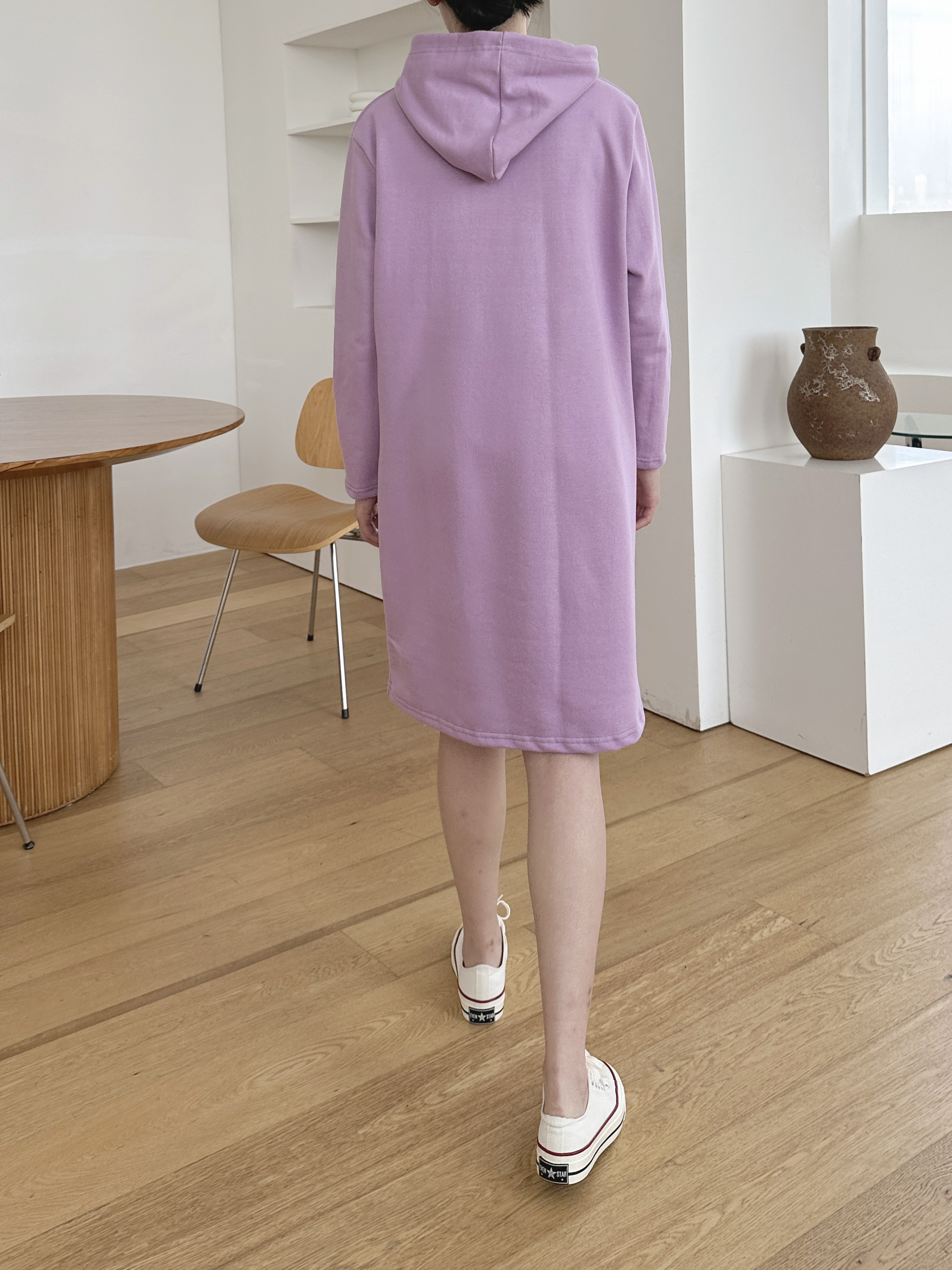 フードボクシールーズ長袖ワンピーストレーニング | 詳細画像7