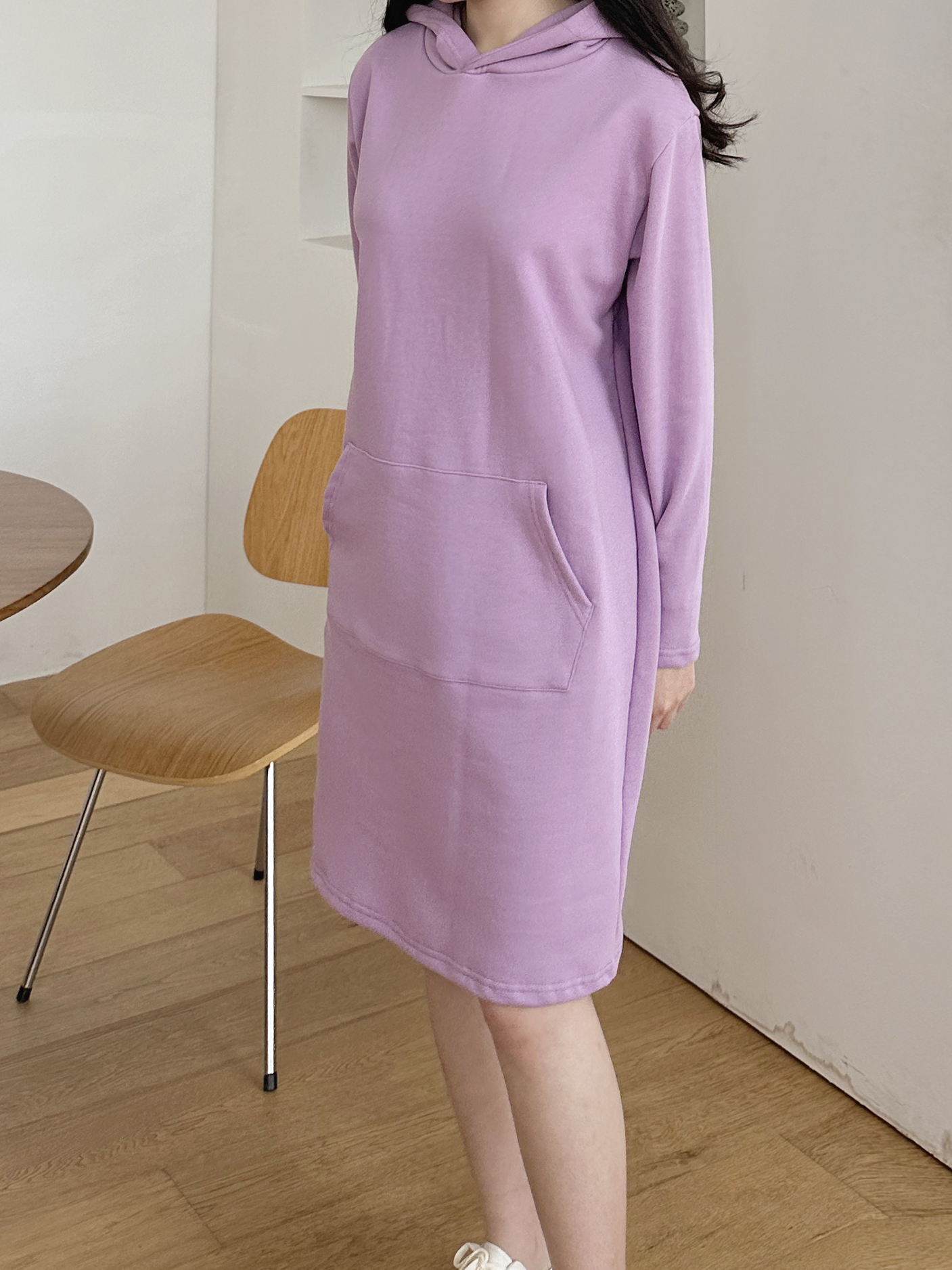 フードボクシールーズ長袖ワンピーストレーニング | 詳細画像12