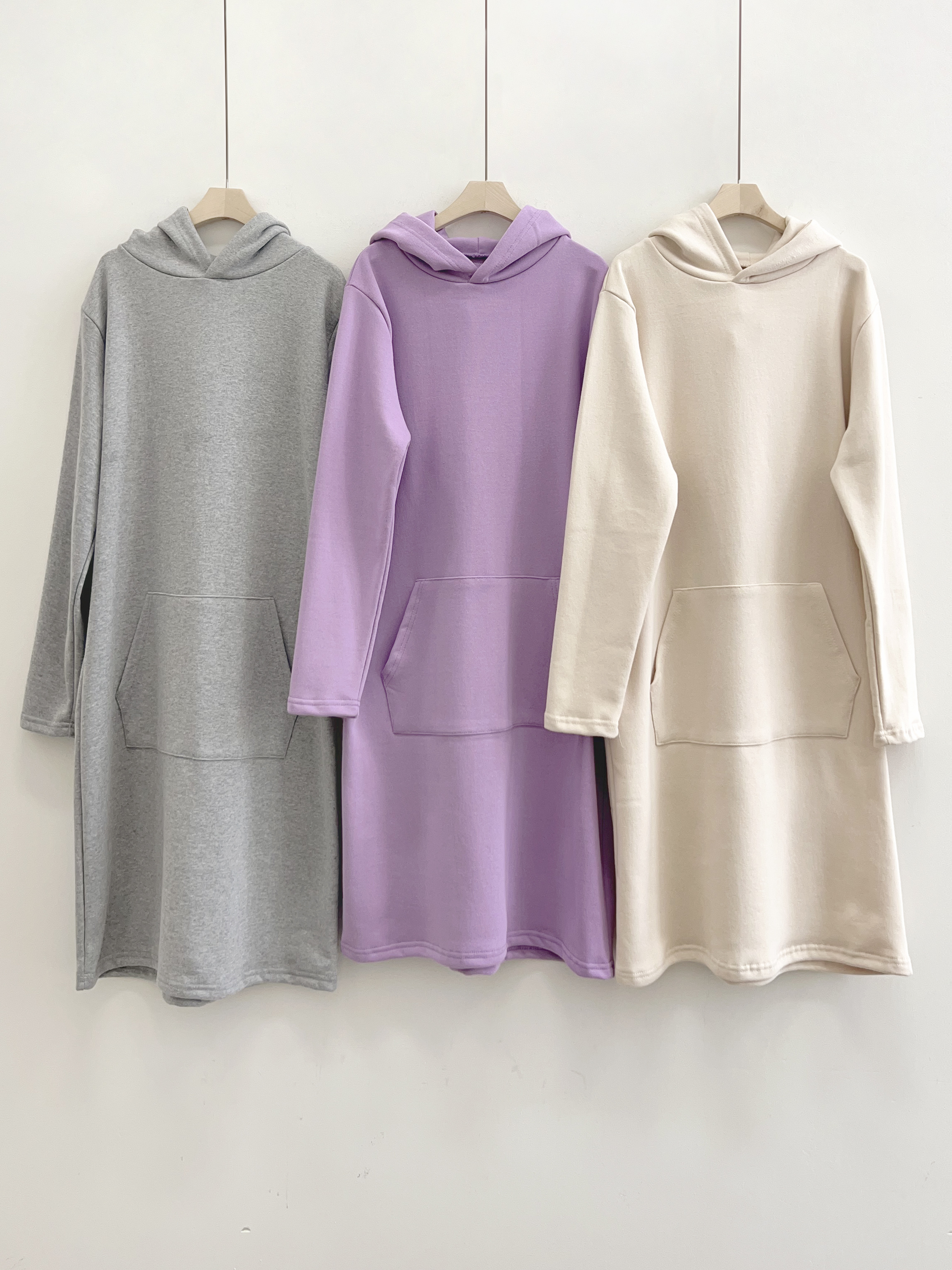 フードボクシールーズ長袖ワンピーストレーニング | 詳細画像14