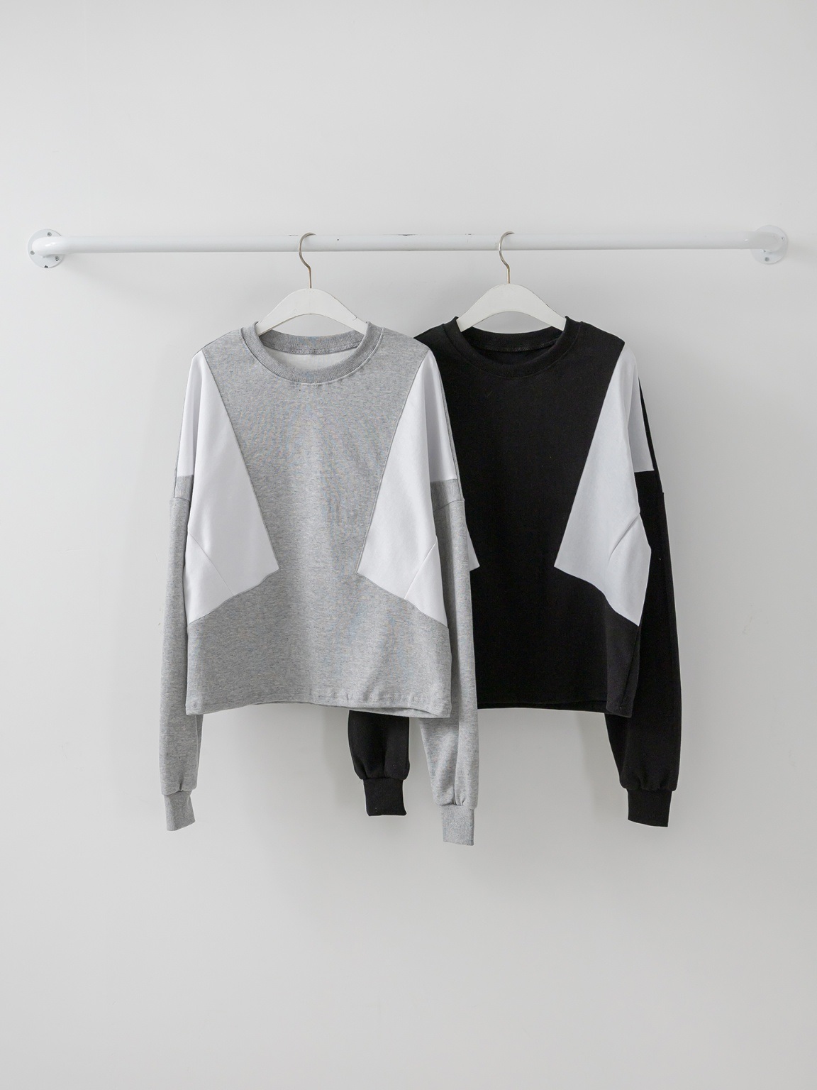 コンビコットンラウンドネックボクシールーズ長袖スウェット | 詳細画像17