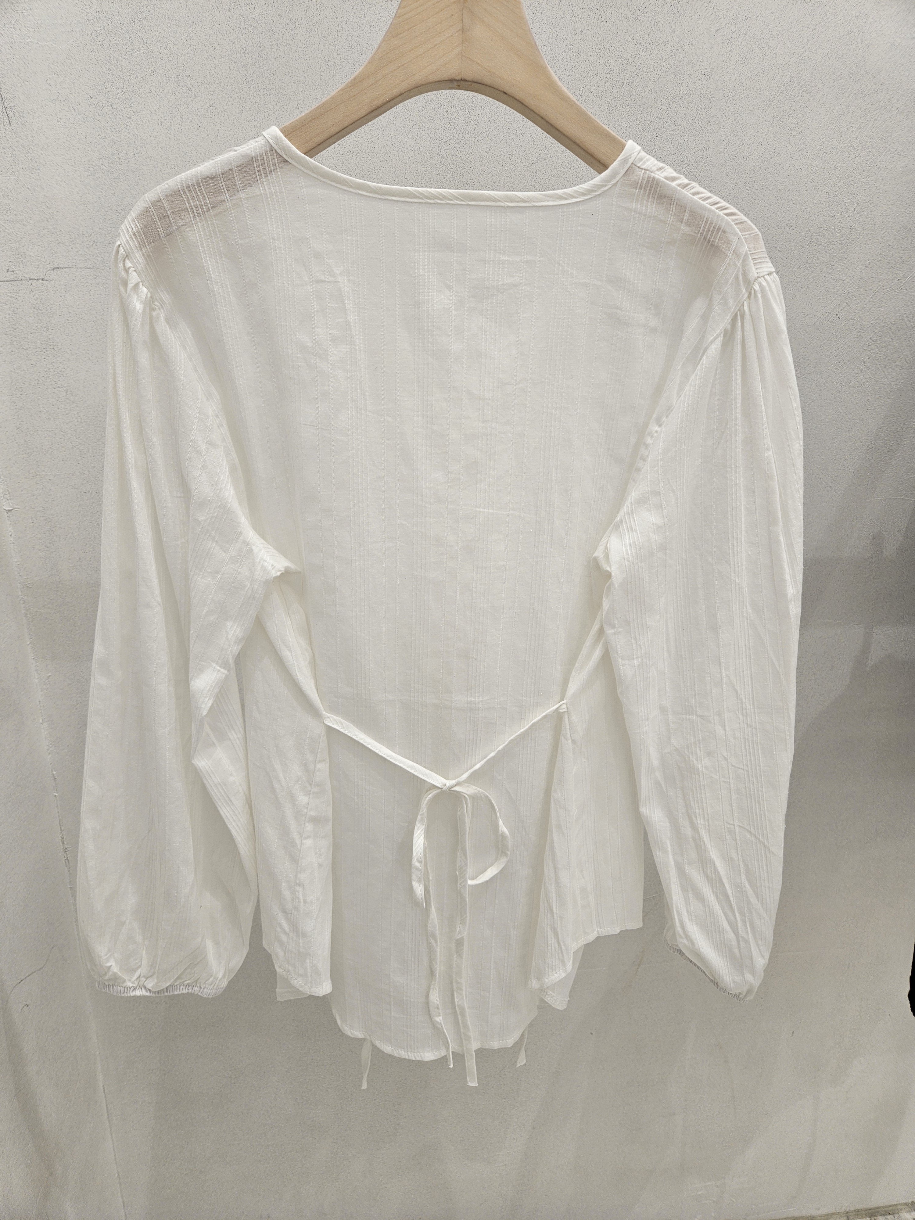 フリルベーシック長袖ブラウス | 詳細画像4