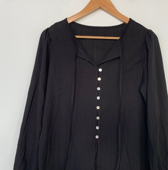 フリルベーシック長袖ブラウス | 詳細画像5