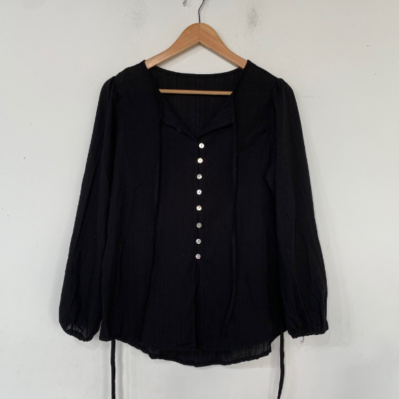 フリルベーシック長袖ブラウス | 詳細画像6