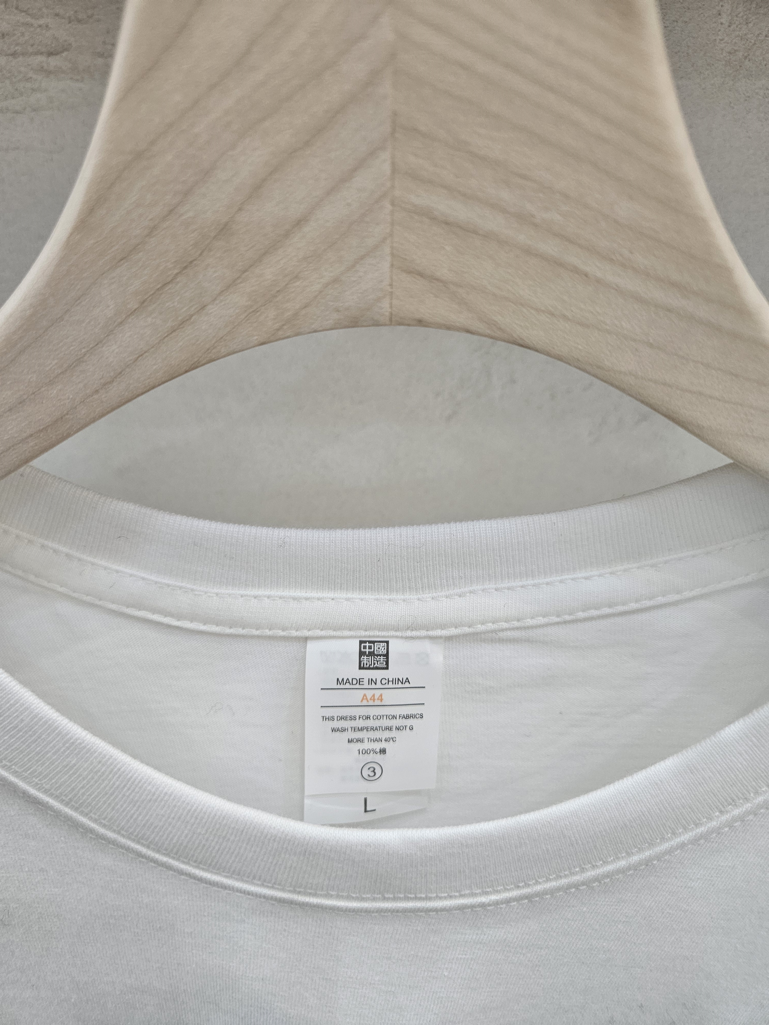 コットンラウンドネック長袖プリントTシャツ | 詳細画像3