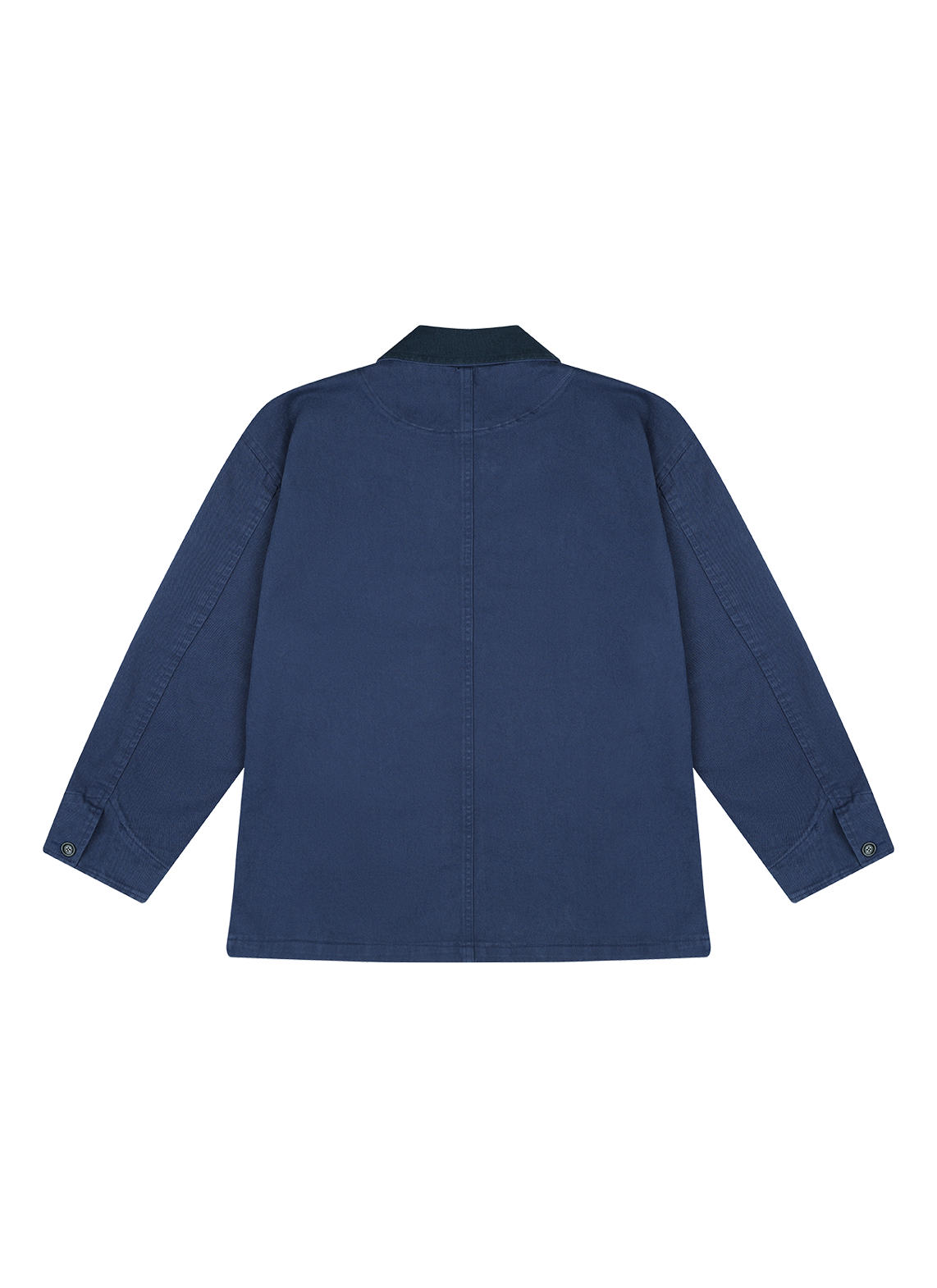 コットンボタンハイネックハーフ無地ジャケット春秋 | 詳細画像17