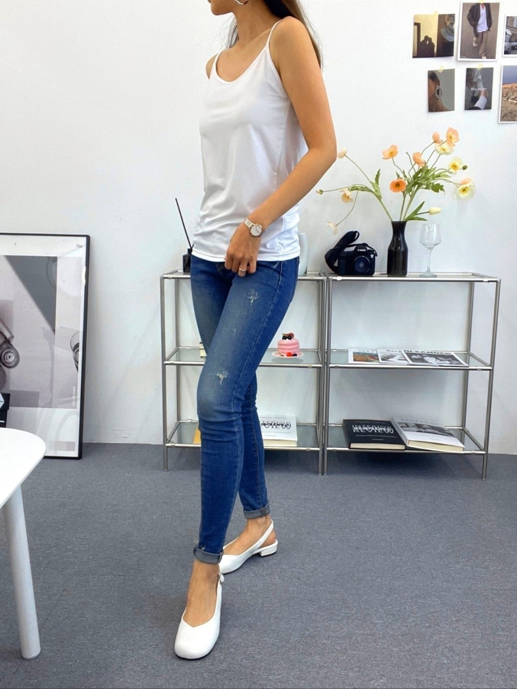 ストレッチベーシックスリムキャミソール | 詳細画像5