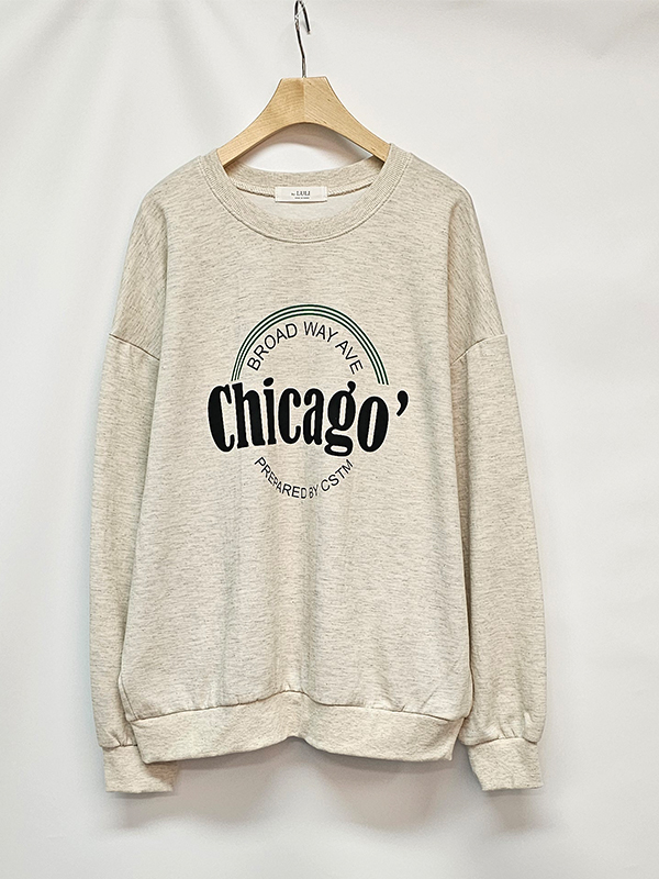 ラウンドネックルーズ長袖ロゴスウェット | 詳細画像12