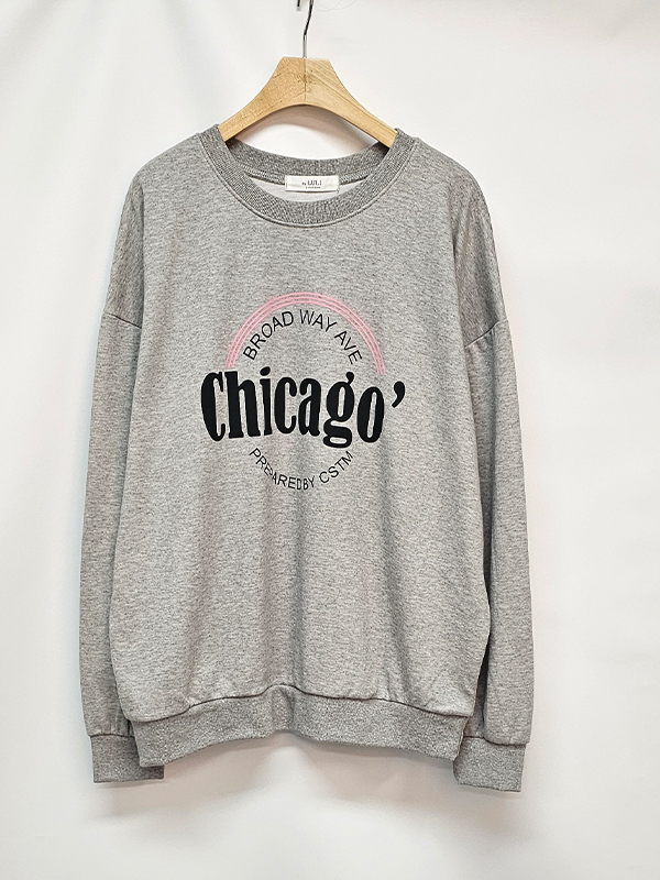 ラウンドネックルーズ長袖ロゴスウェット | 詳細画像13