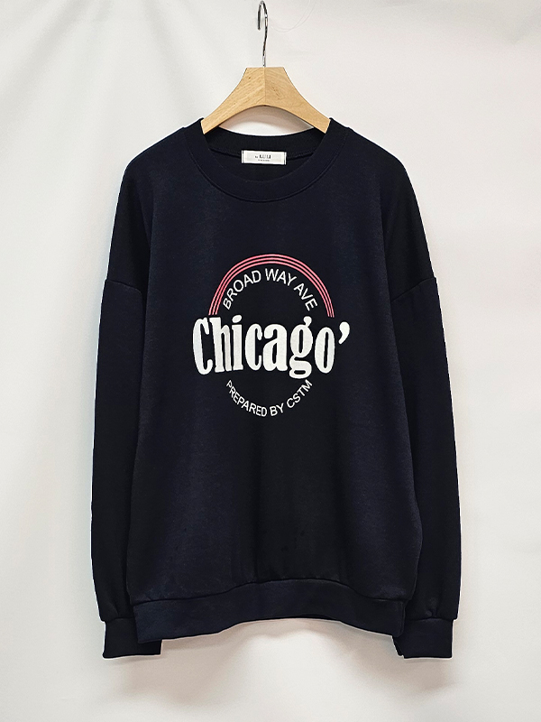 ラウンドネックルーズ長袖ロゴスウェット | 詳細画像14