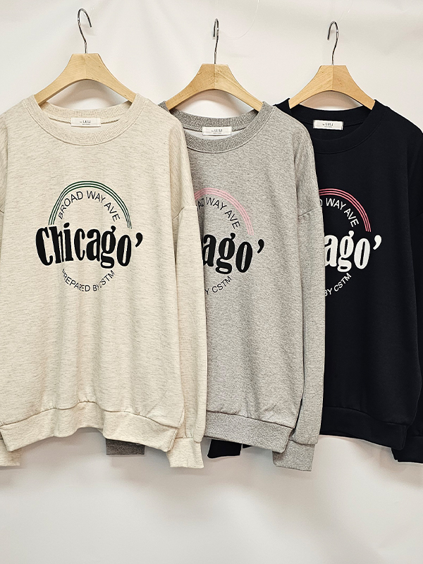 ラウンドネックルーズ長袖ロゴスウェット | 詳細画像15