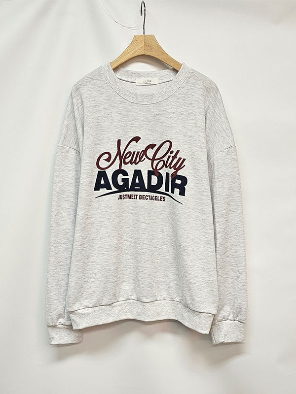 ラウンドネックベーシック長袖ロゴスウェット | 詳細画像12