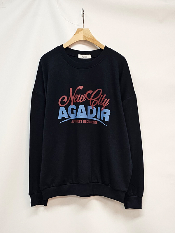 ラウンドネックベーシック長袖ロゴスウェット | 詳細画像14