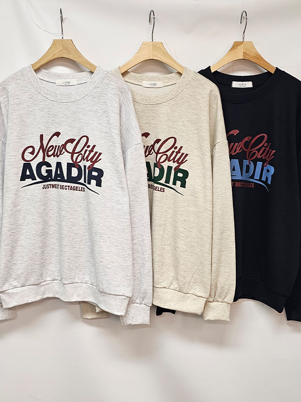 ラウンドネックベーシック長袖ロゴスウェット | 詳細画像15