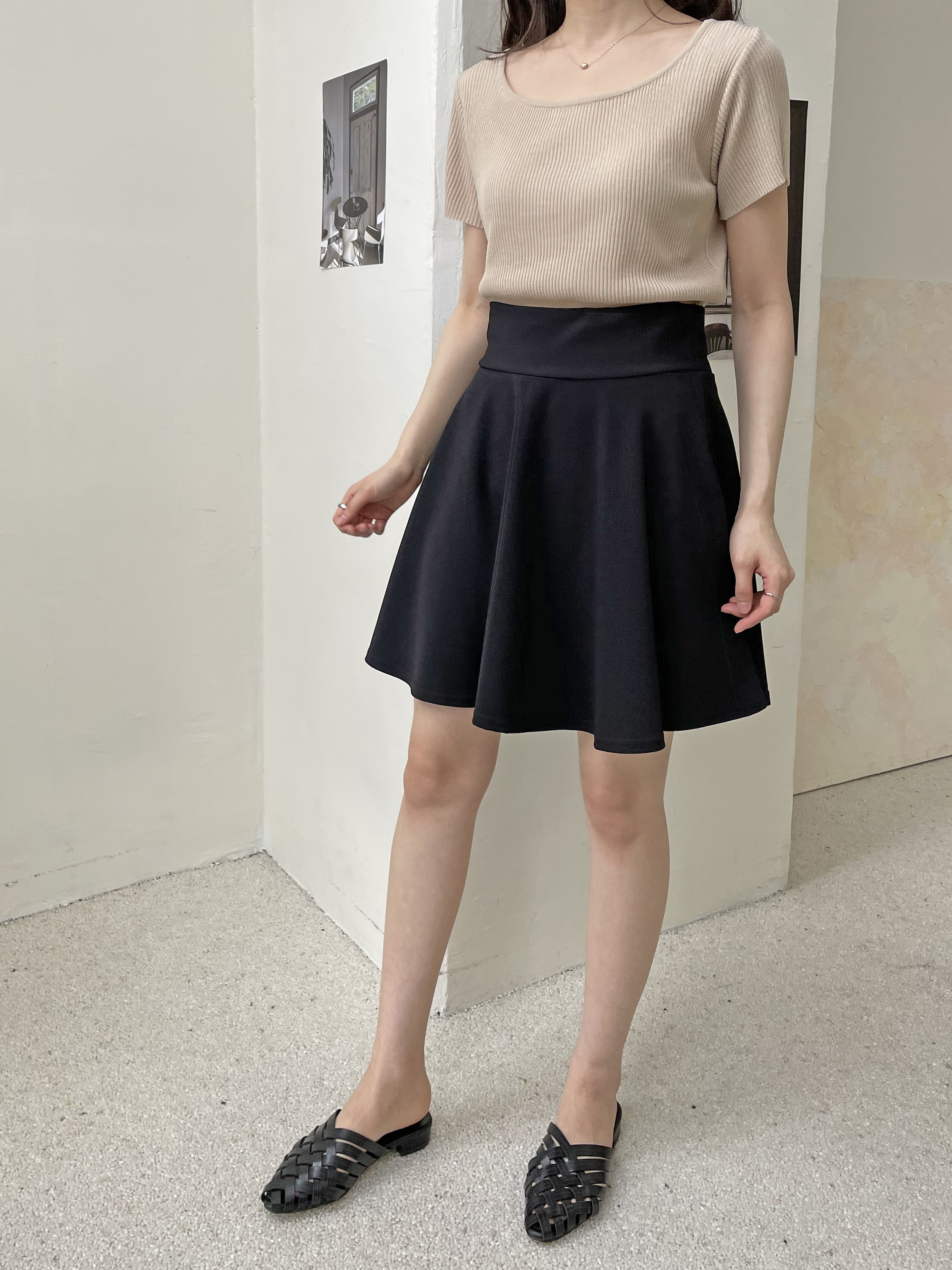 ウエストゴムフレアミニスカート | 詳細画像7