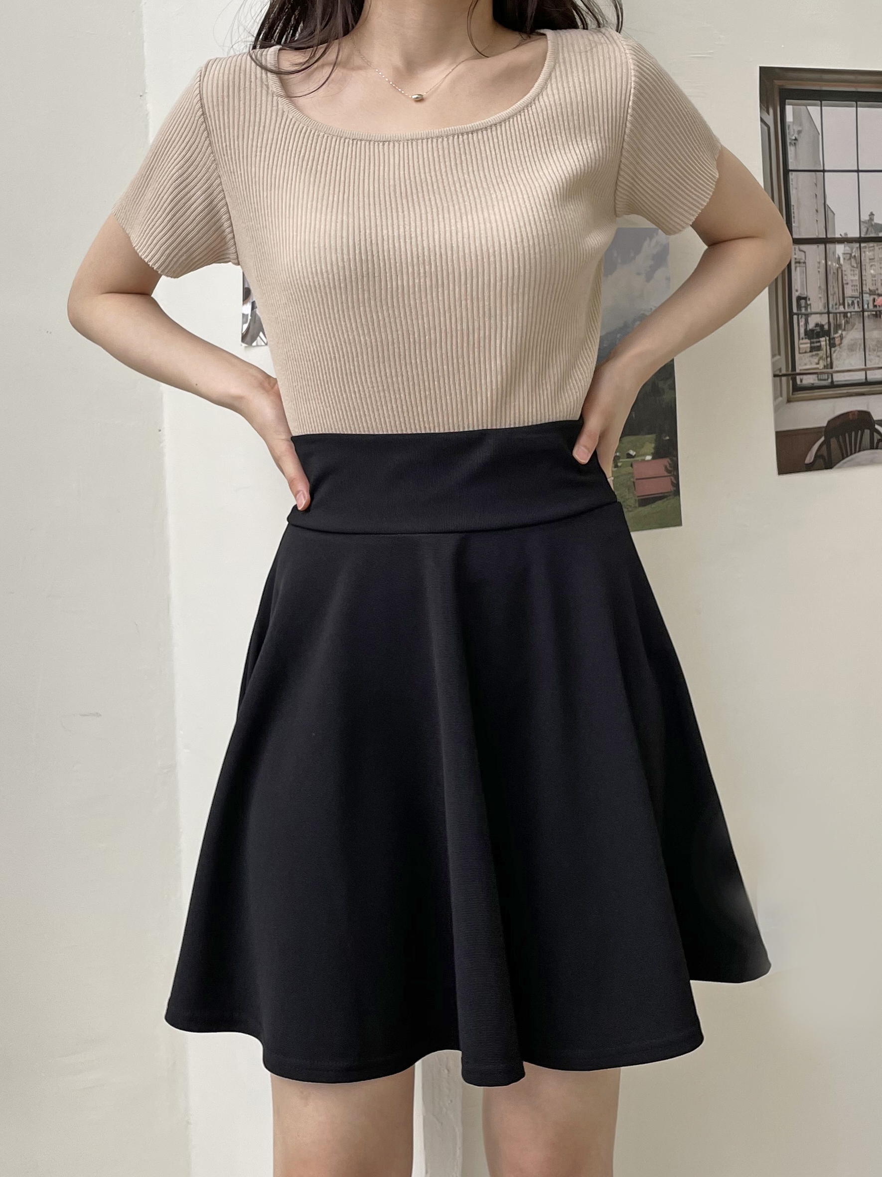 ウエストゴムフレアミニスカート | 詳細画像9