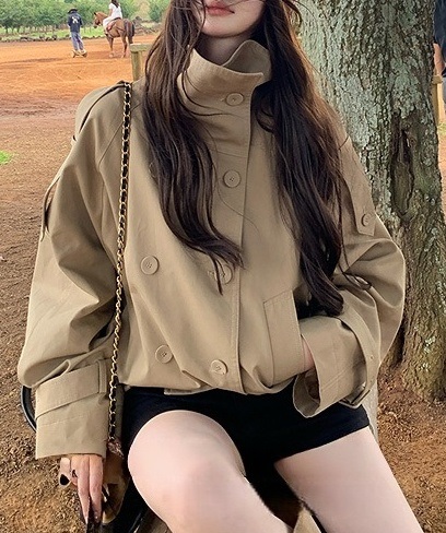 ポケットショート長袖ダブルボタンジャケット | 詳細画像7