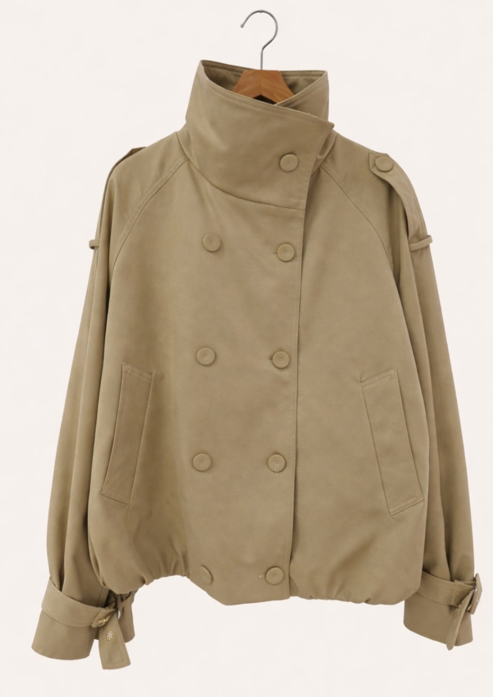 ポケットショート長袖ダブルボタンジャケット | 詳細画像18