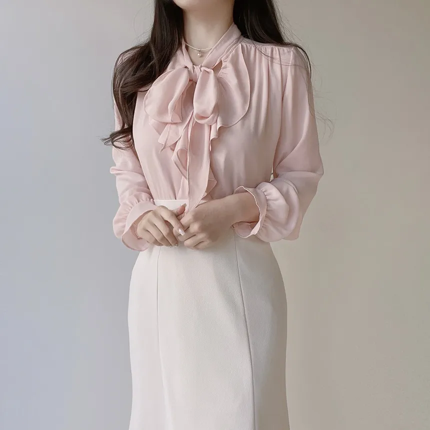 ロングマーメイドバックゴムスカート | mirangmirang | 詳細画像8