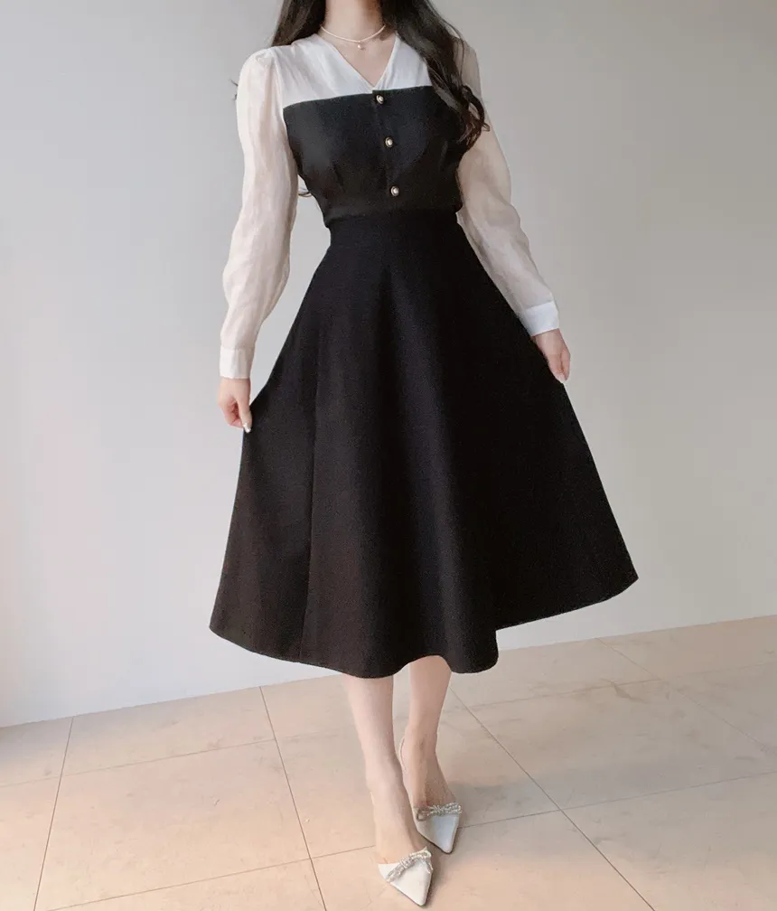 ツイードフレアバックゴムサイドジップミディスカート | mirangmirang | 詳細画像67