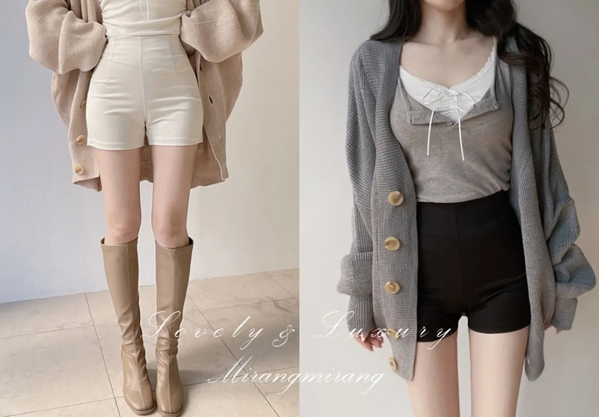 ハイウエストベーシックショートパンツ | mirangmirang | 詳細画像1