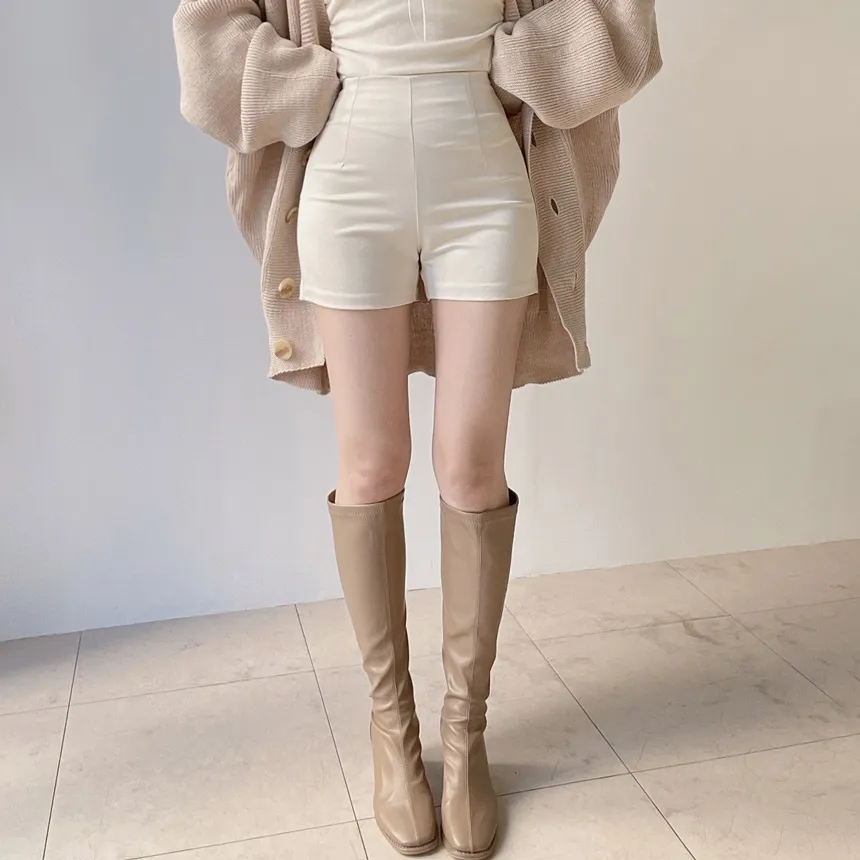 ハイウエストベーシックショートパンツ | mirangmirang | 詳細画像2