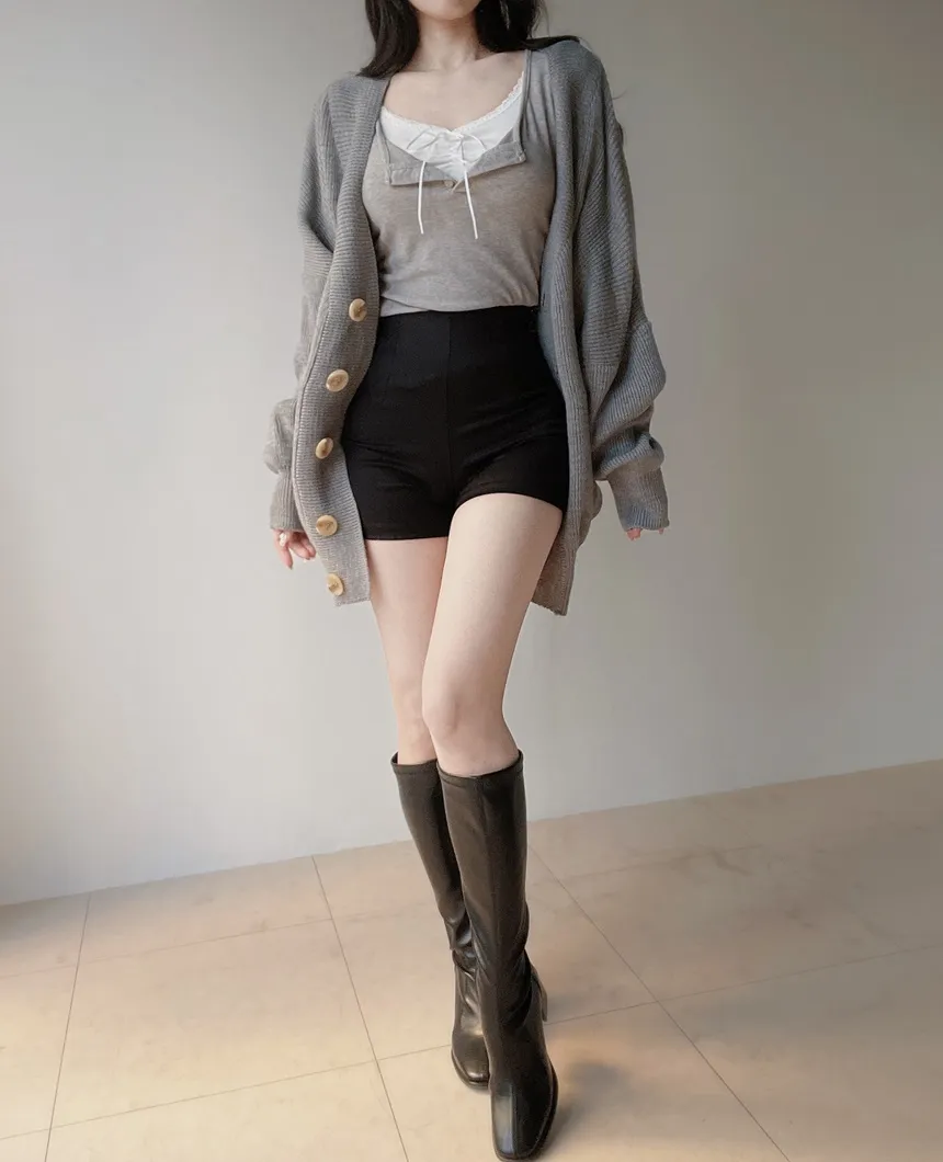 ハイウエストベーシックショートパンツ | mirangmirang | 詳細画像43