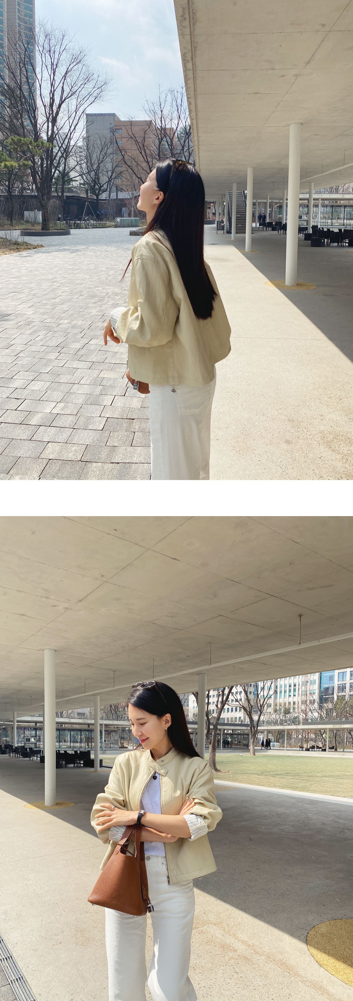 ポケットショート長袖ジャンパー | 詳細画像2