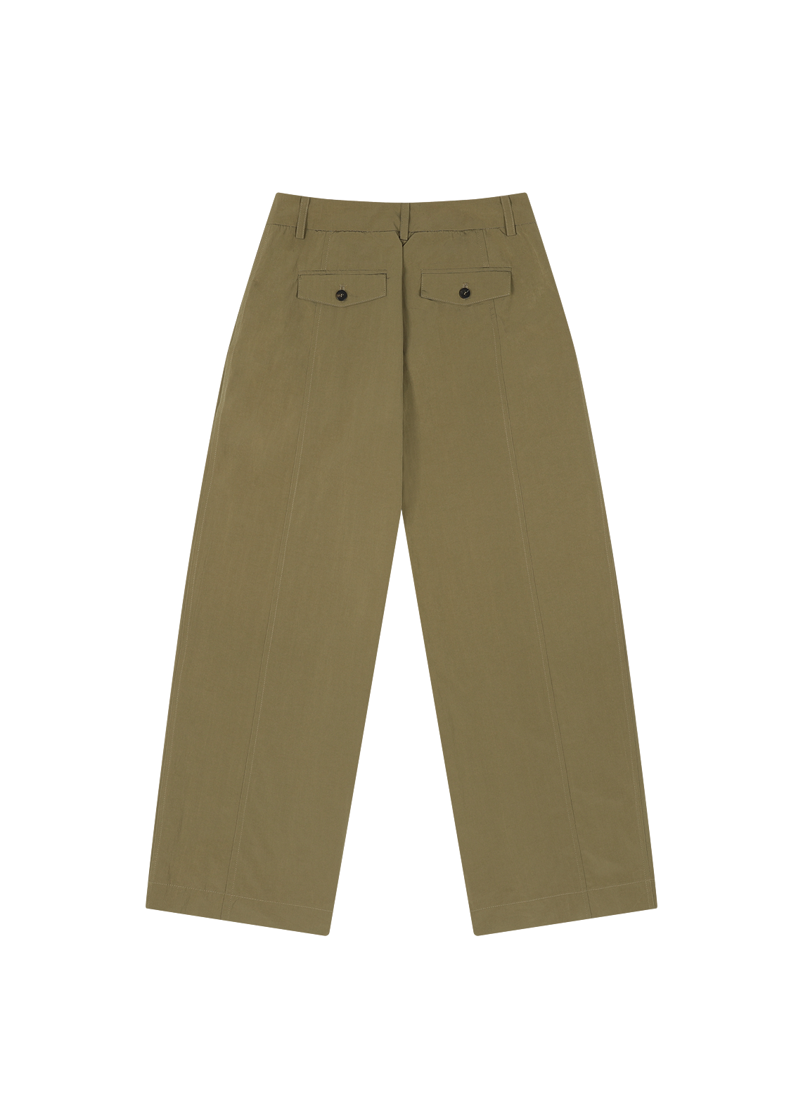 コットンナイロンポケットワイド無地パンツ春夏秋 | 詳細画像18