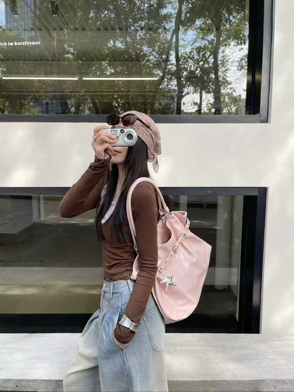 レザー調ベルトショルダーバッグキーリングセット | 詳細画像4