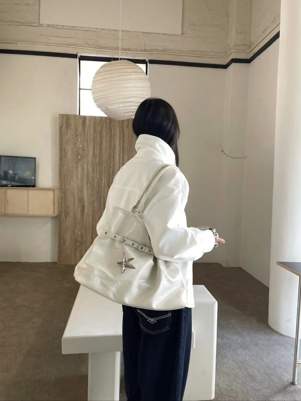 レザー調ベルトショルダーバッグキーリングセット | 詳細画像6